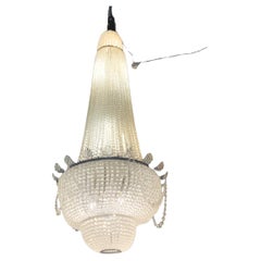 Antique French Baccarat Style Chandelier