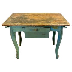 Used French Baker's Console Table with Drawer, FR-0036