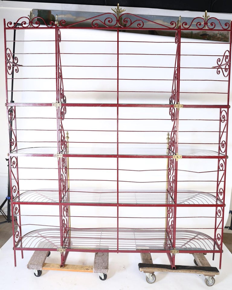 Antique French Bakers Rack For Sale at 1stDibs