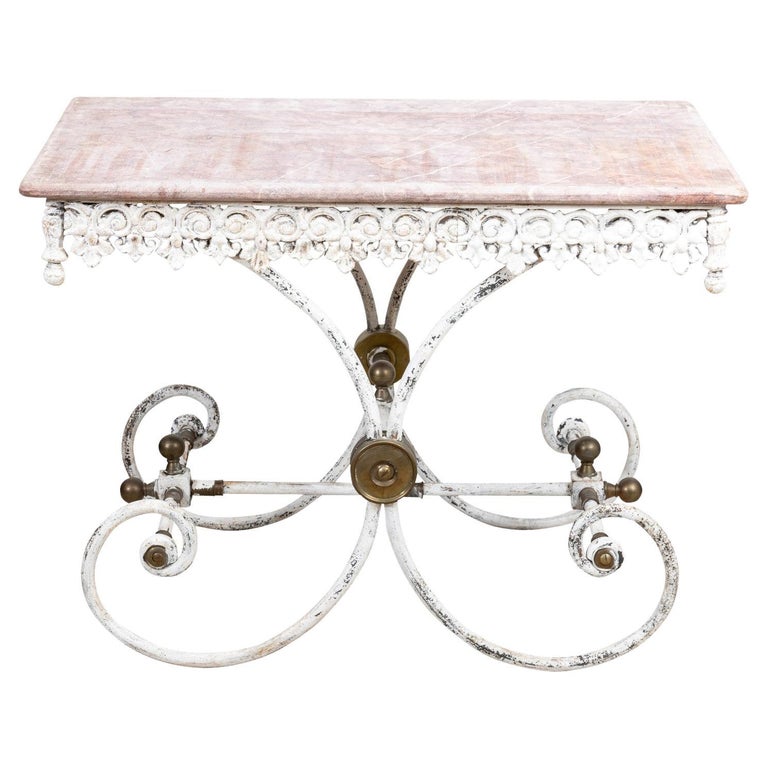 Antique French Bakers Table For Sale at 1stDibs
