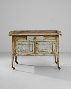 Antique French Bakery Table