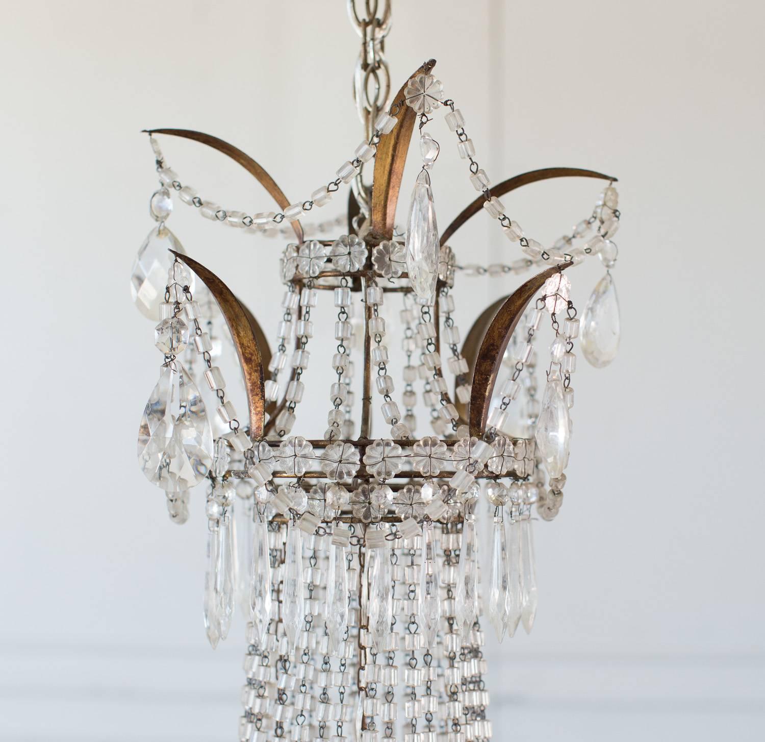 Antique French Ballroom Chandelier For Sale 1