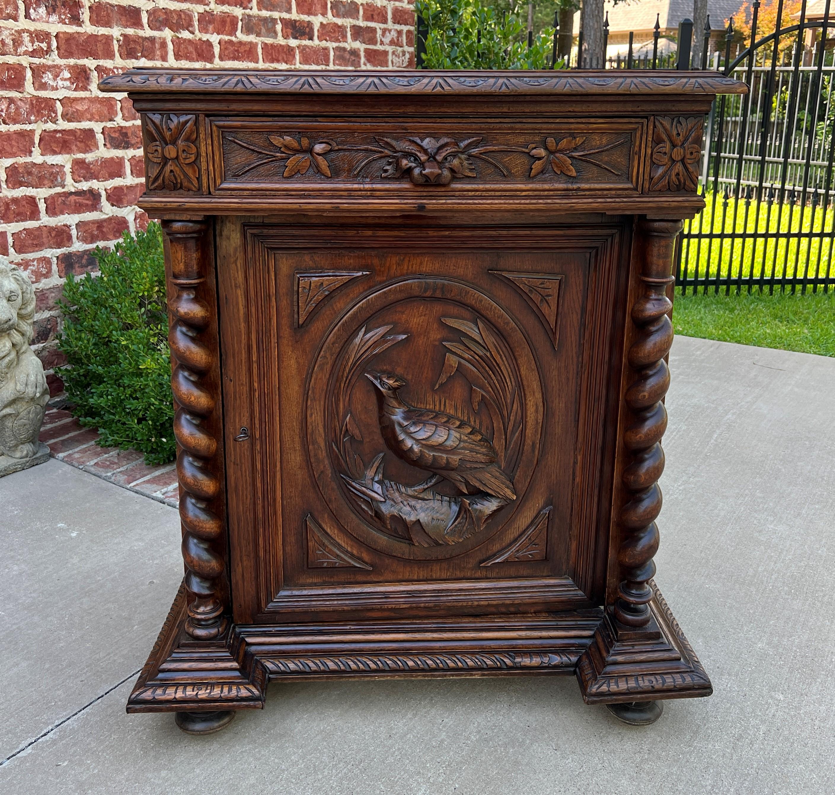 Beautiful 19th century antique French oak renaissance revival 