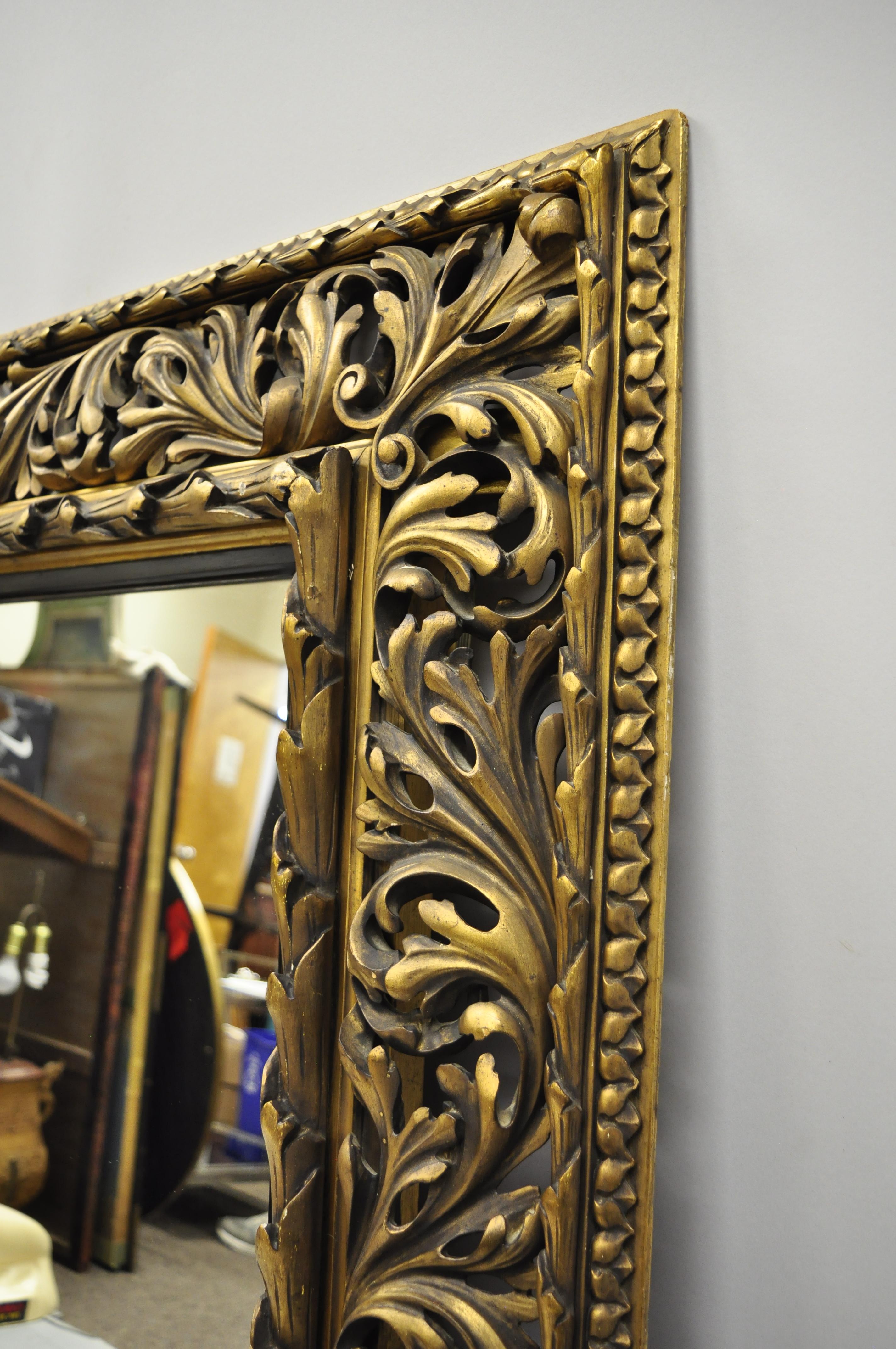 miroir dore ancien baroque