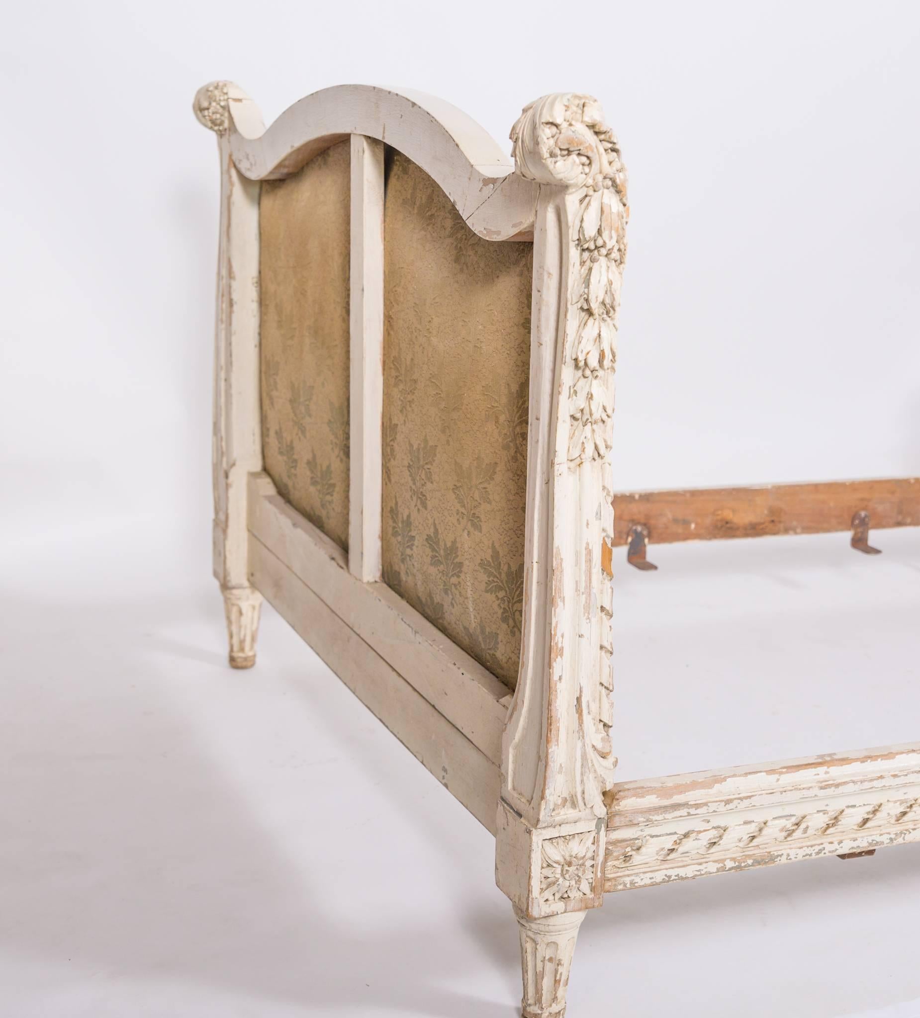 Tissu Lit français ancien