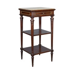 Antique French Bedside Table, Louis XVI Taste, Constantin Potheau Circa 1910