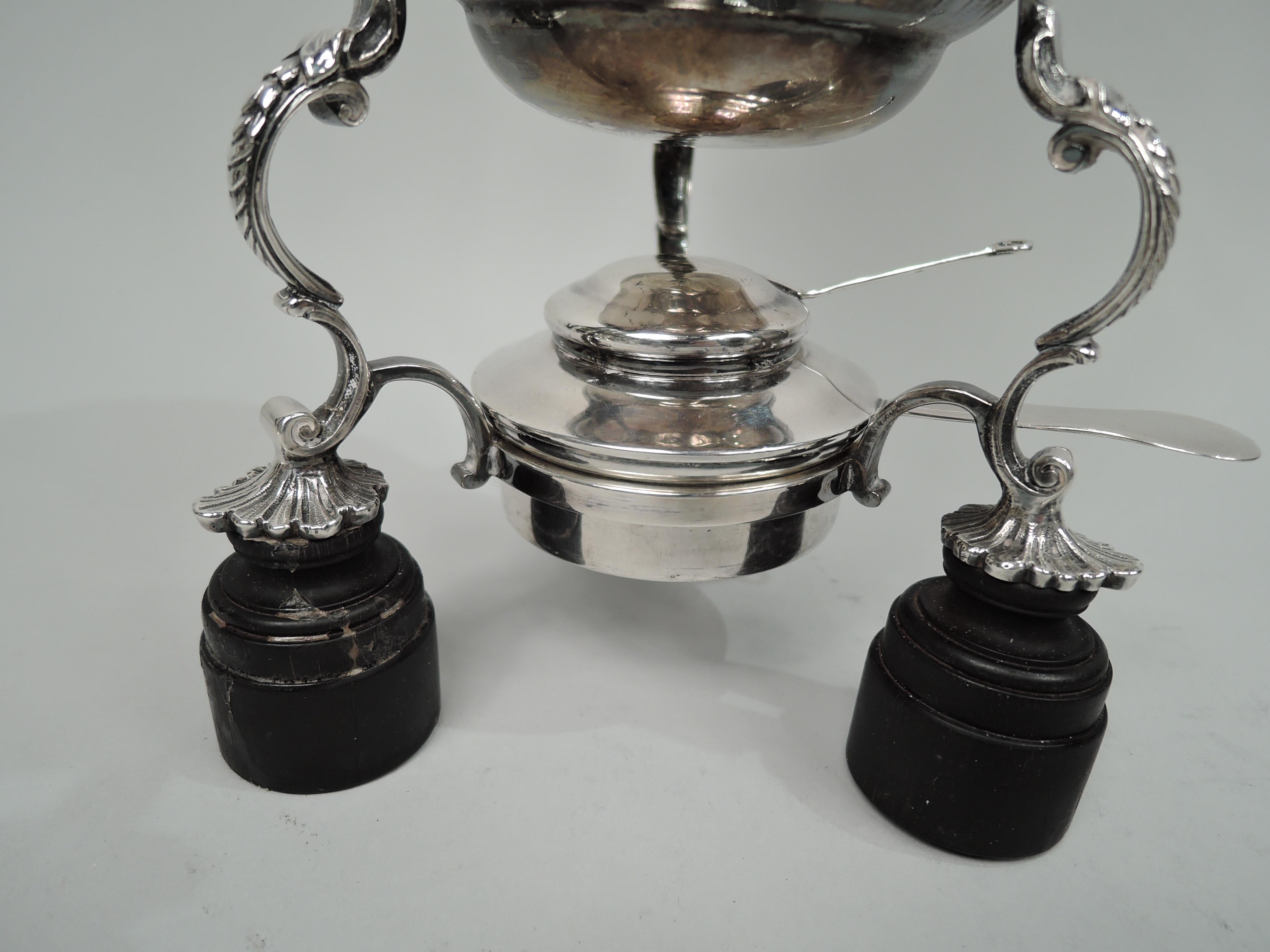 Antique French Belle Epoque Classical Silver Tea Urn 3