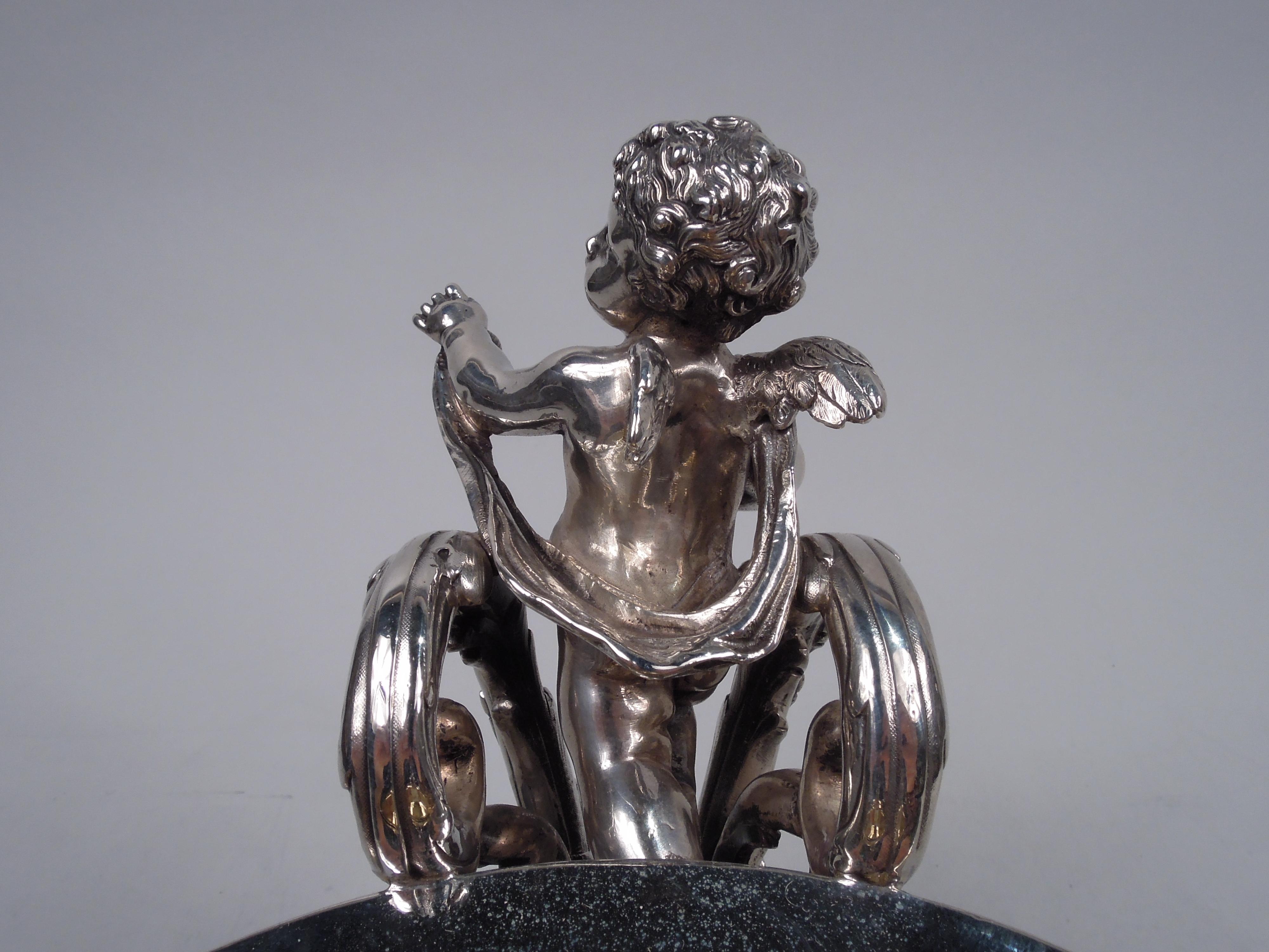 Antike French Belle Epoque Rokoko Silber Jardiniere Mittelstück im Zustand „Hervorragend“ im Angebot in New York, NY