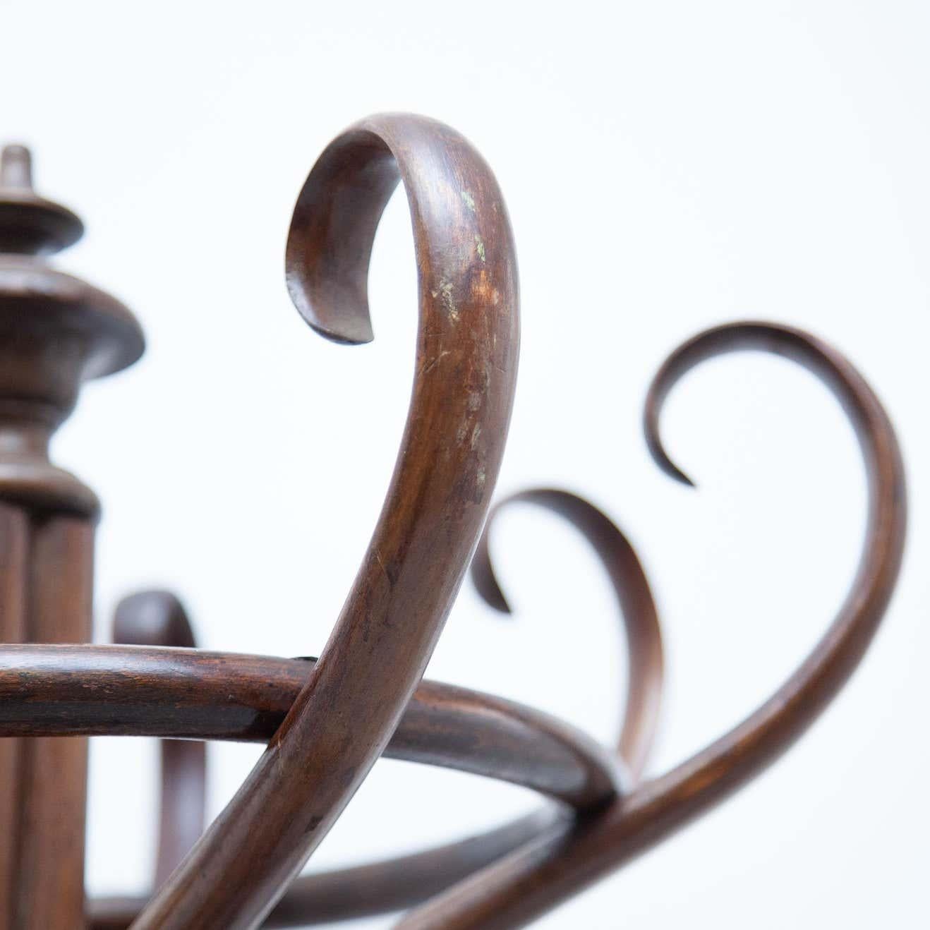 Antique French Bentwood Coat Stand, circa 1940 For Sale 10