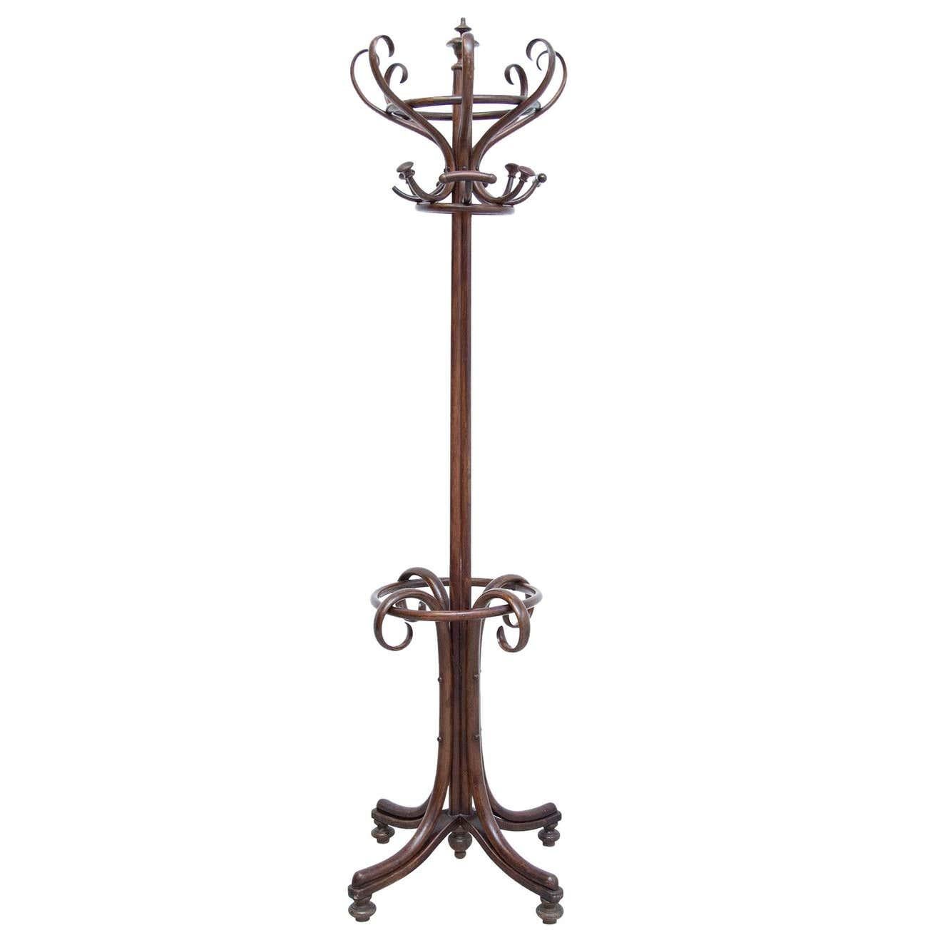 Antique French Bentwood Coat Stand, circa 1940 For Sale 14