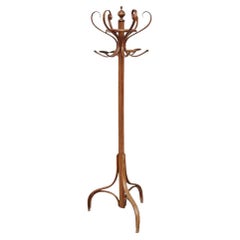 Antique French Bentwood Coat Stand, circa 1940