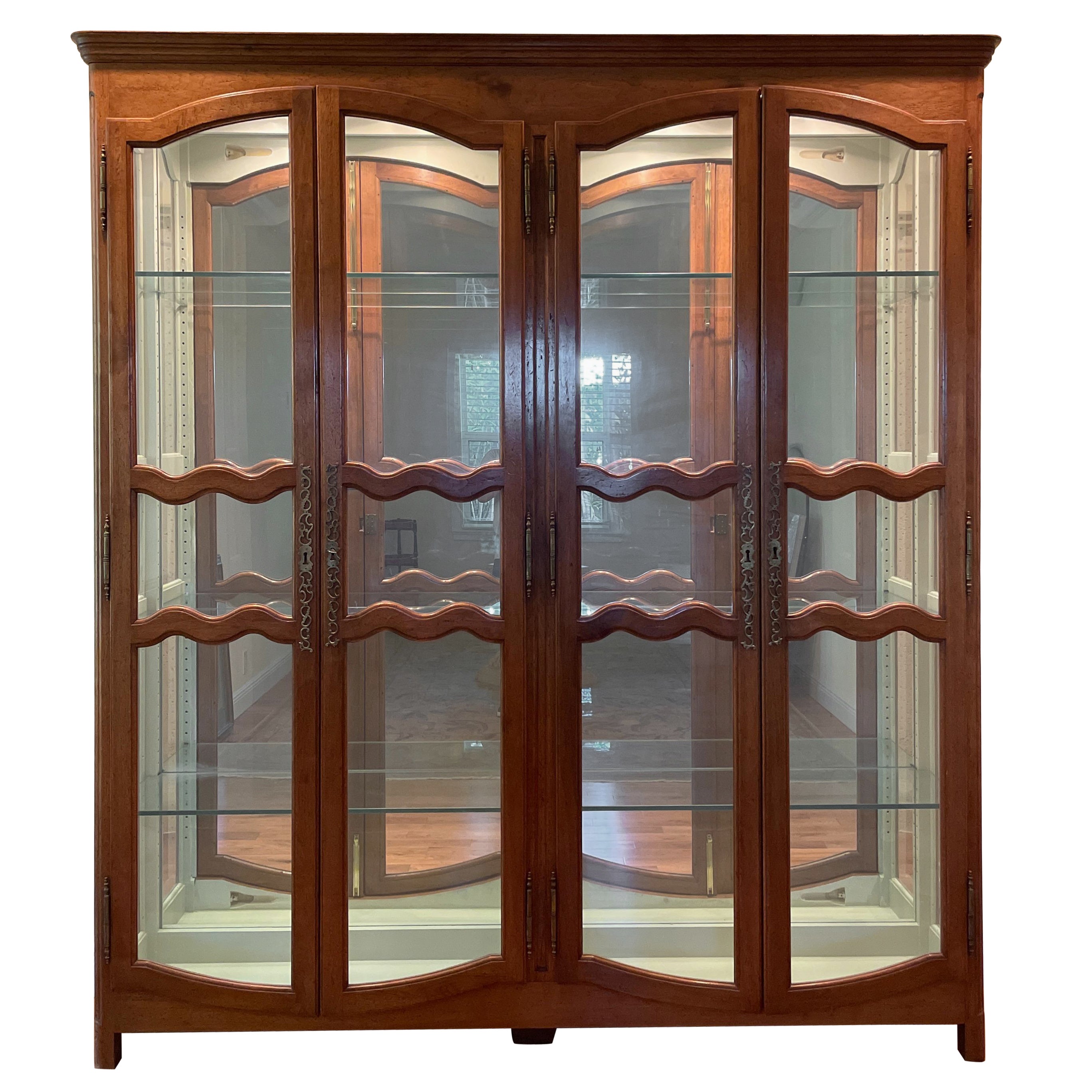 Antique French Bibliotheque / Display Cabinet