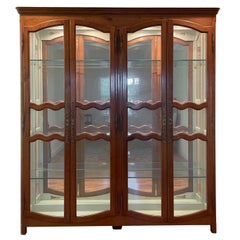 Antique French Bibliotheque / Mobile da esposizione