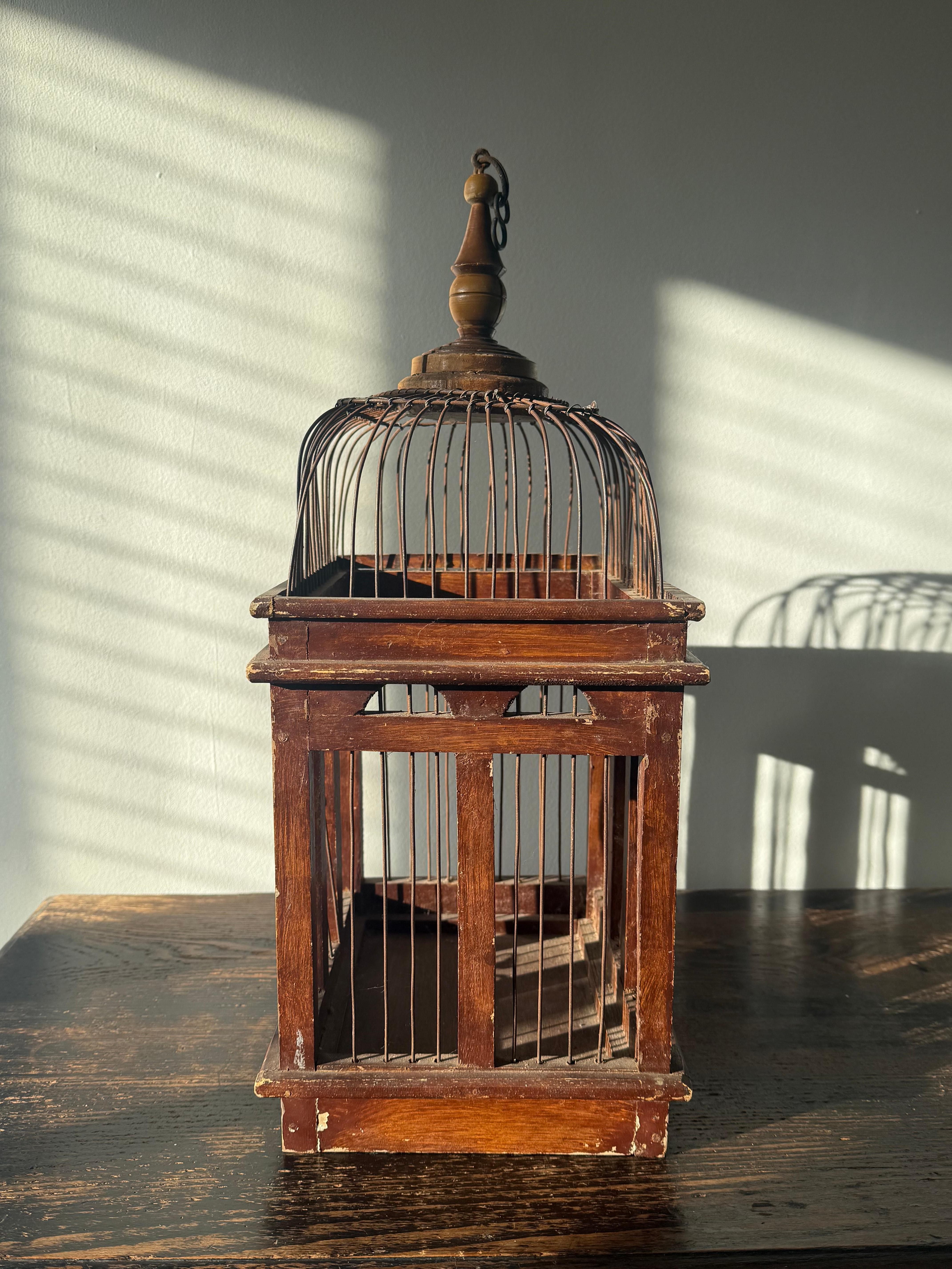 Antique French Vogelkäfig (Französisch) im Angebot