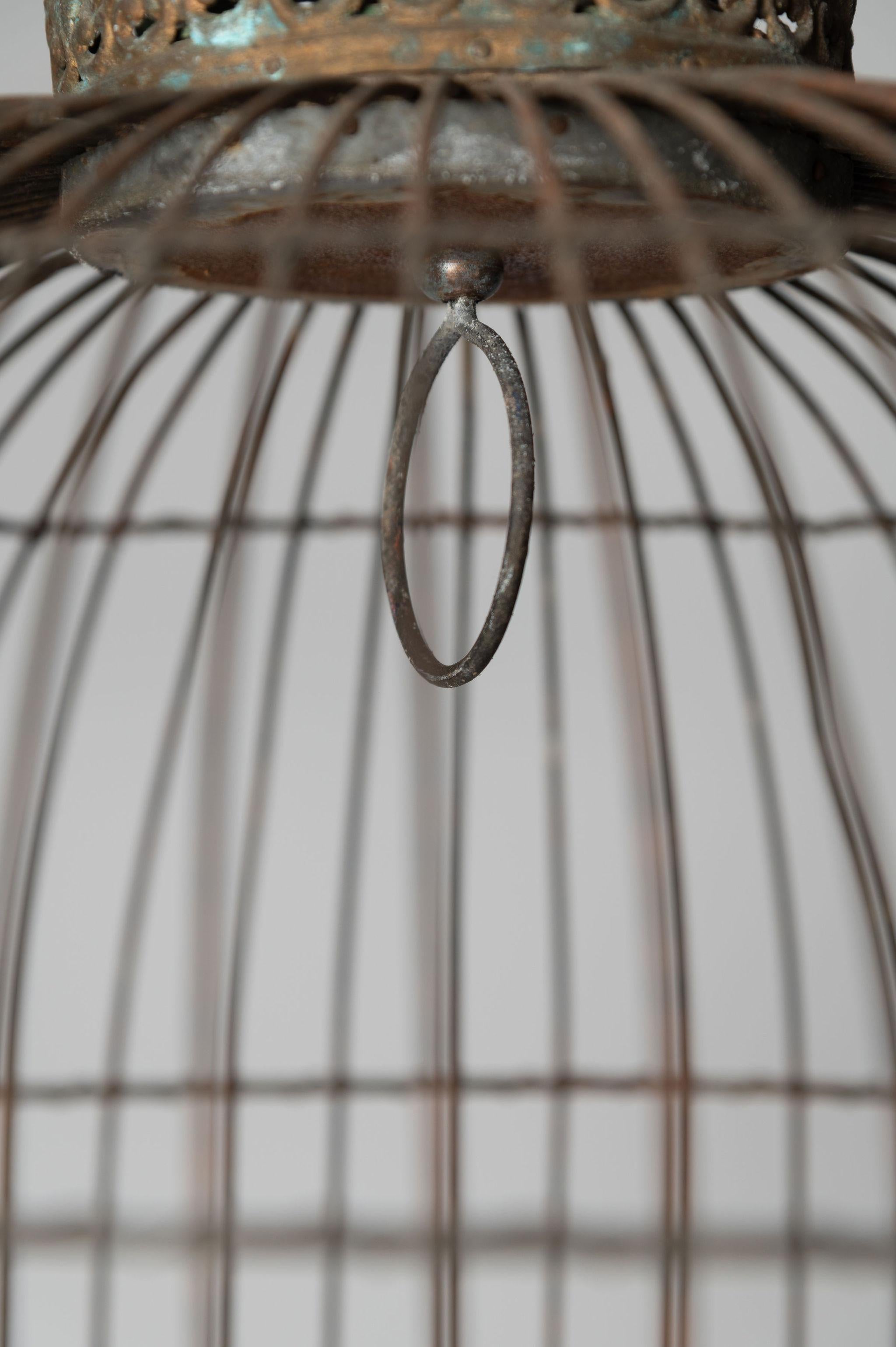 20th Century Antique French birdcage  For Sale