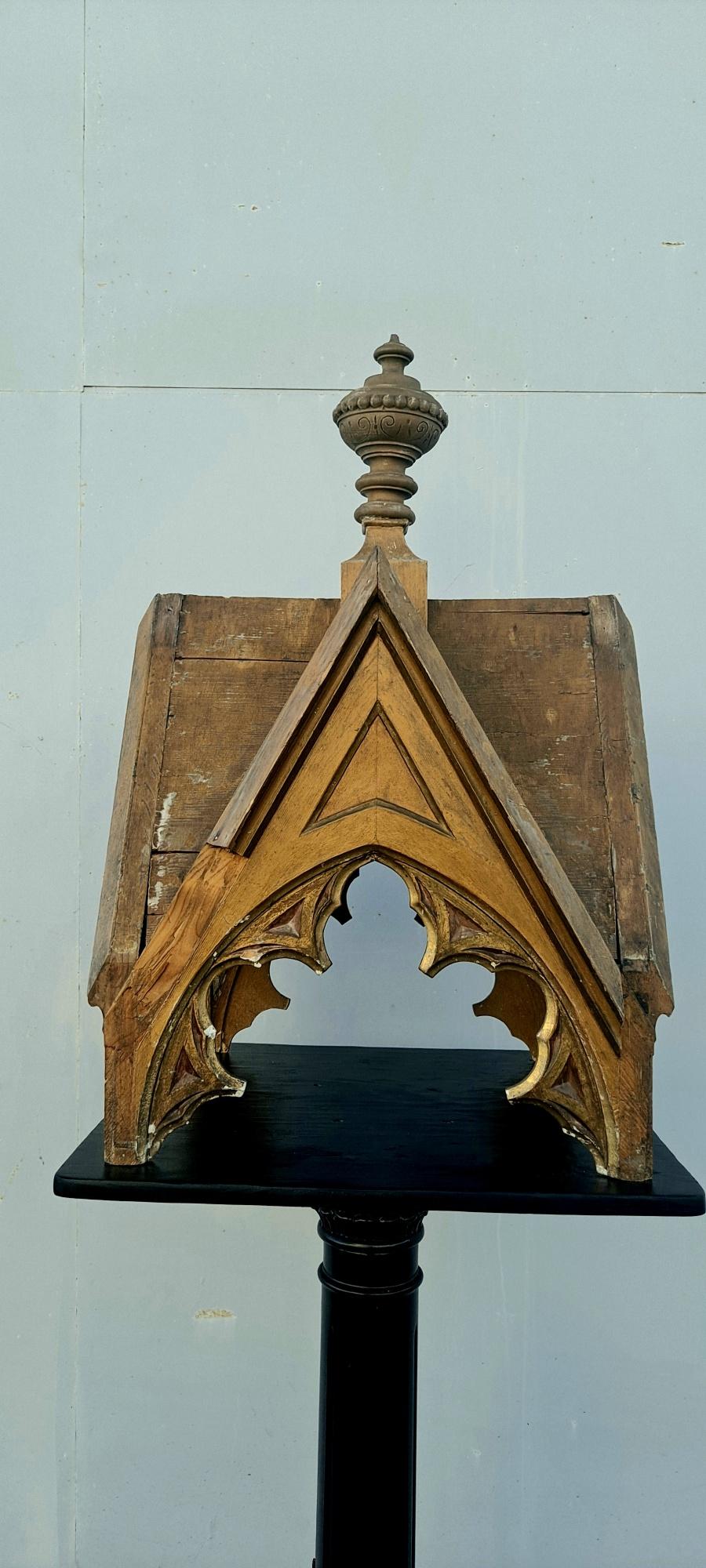 French antique birdhouse find it in Paris. We painted the base only the dome is in original condition and it is beautiful. Dimension of the dome
height 34.5 and the base on the bottom 23 x 23 inches.
Shipping to US continental is $475 in home