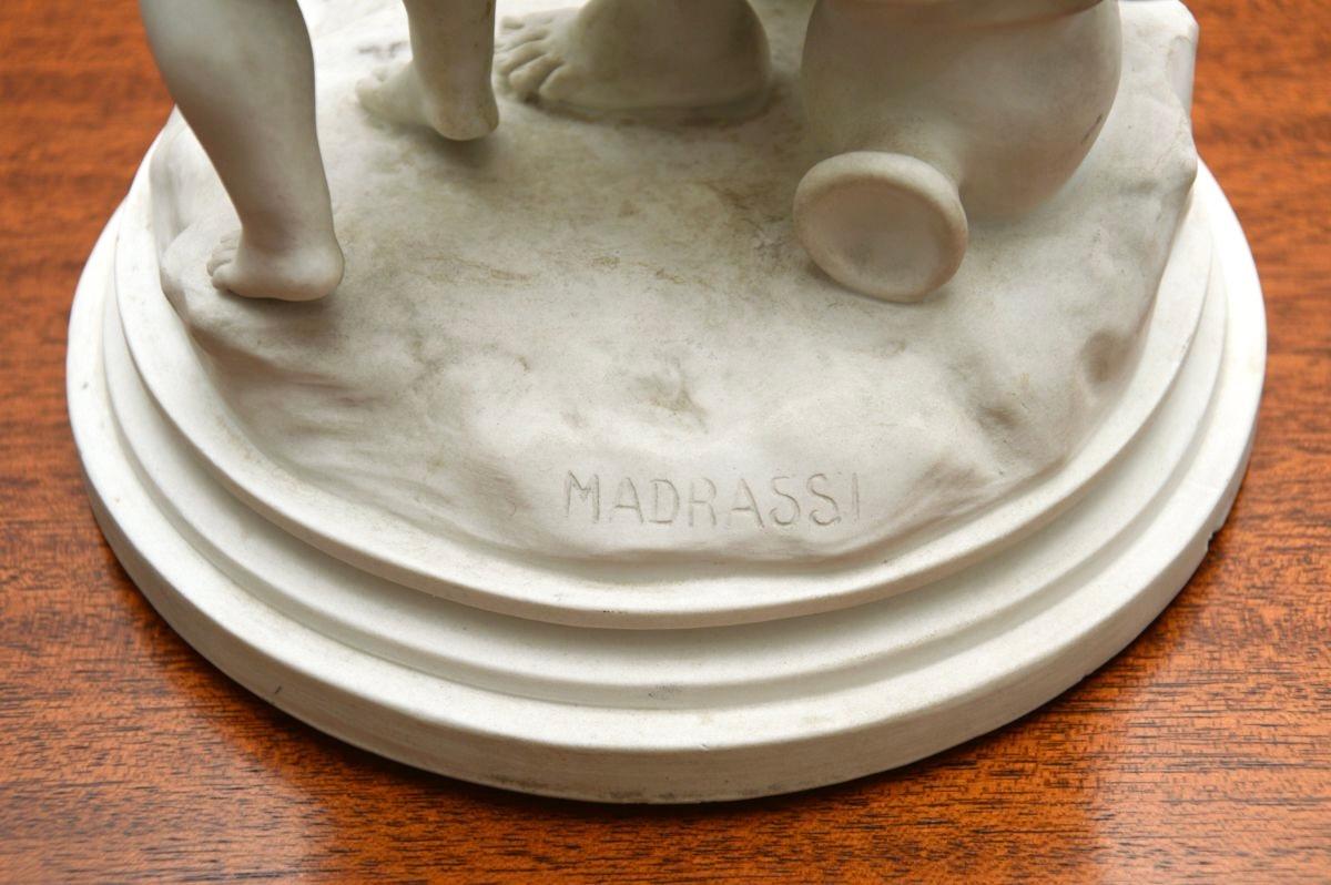 Antique French Bisque Sculpture by Luca Madrassi (1848-1919) en vente 5