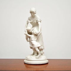 Antique French Bisque Sculpture by Luca Madrassi (1848–1919)