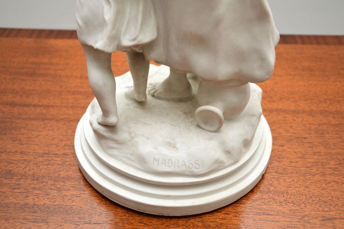 Antique French Bisque Sculpture by Luca Madrassi (1848-1919) en vente 3
