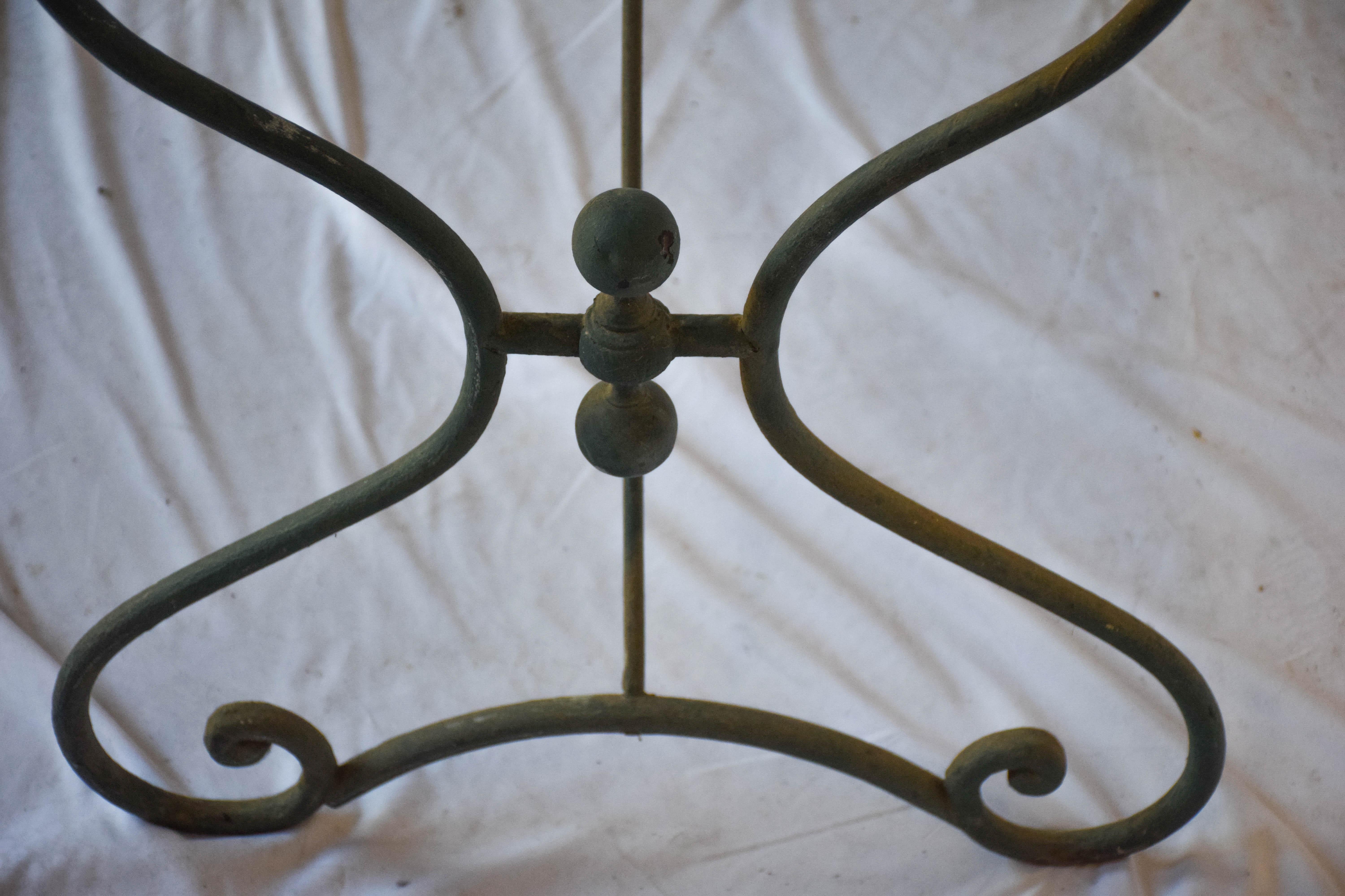 Antique French Bistro Table 8