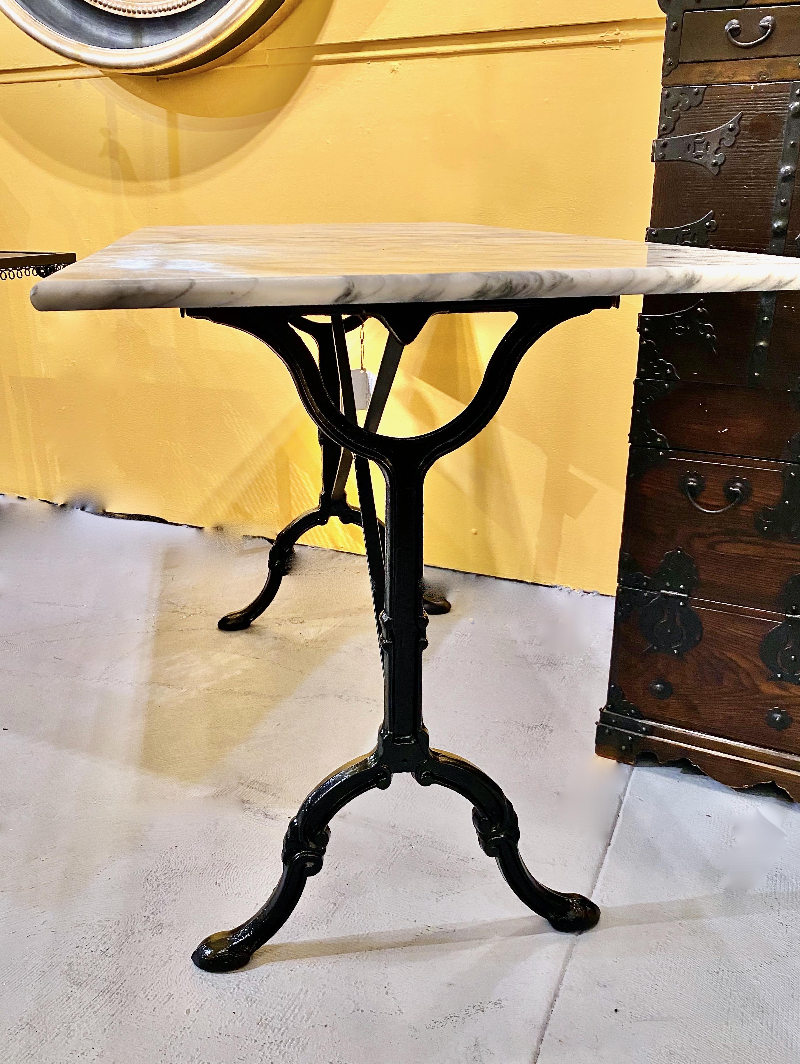 Antique French Bistro Table In Good Condition In Pasadena, CA