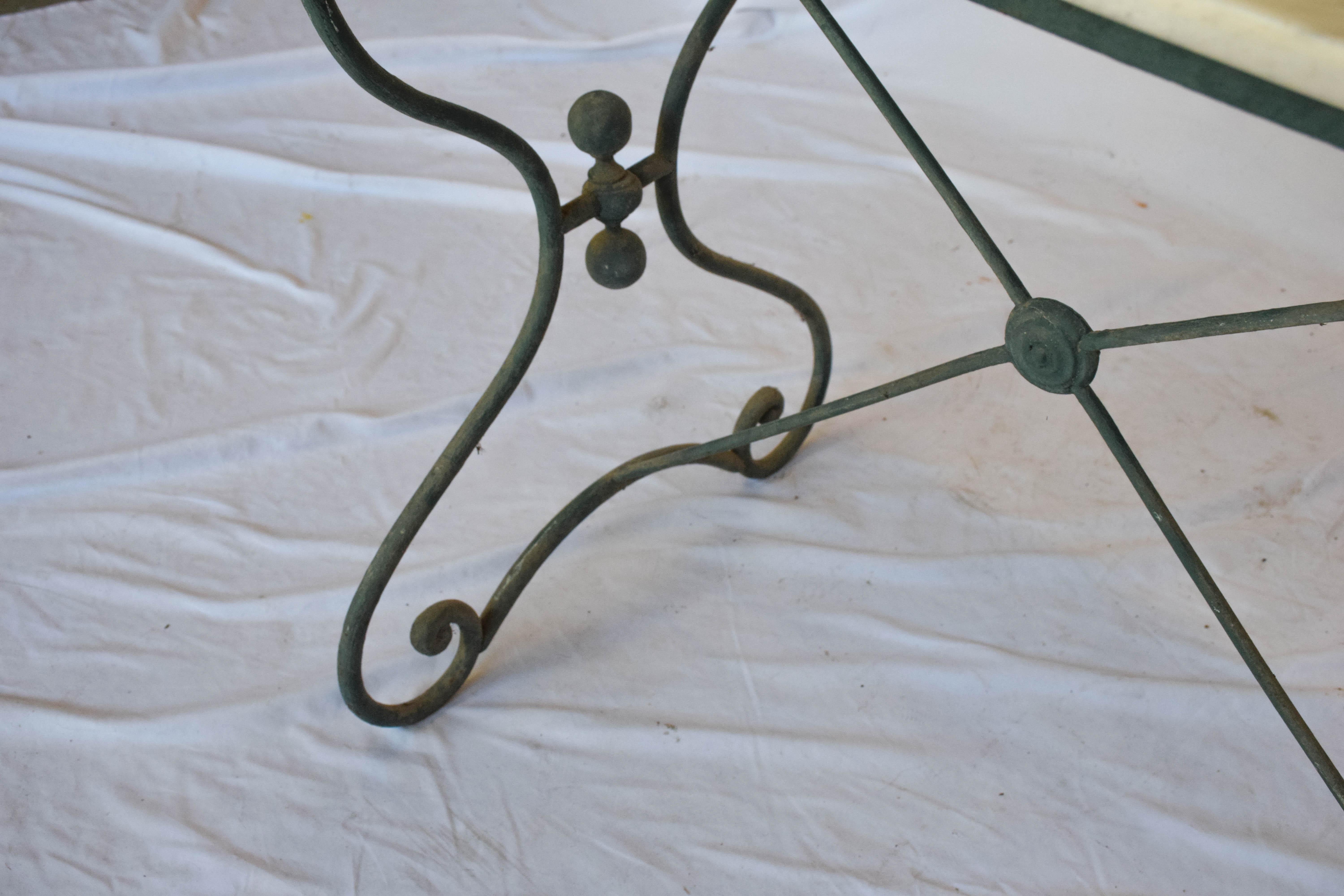 Antique French Bistro Table 2