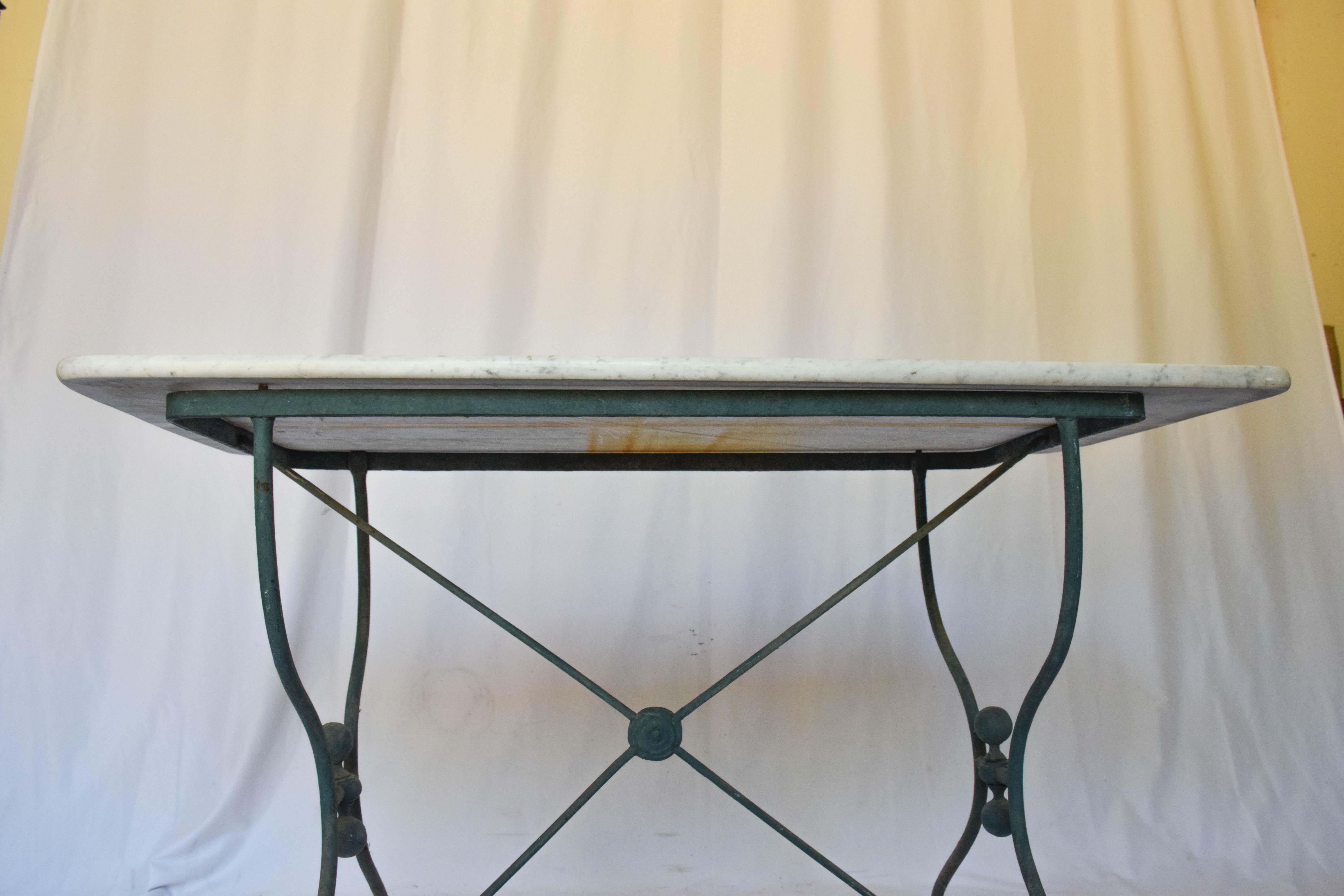 Antique French Bistro Table 4