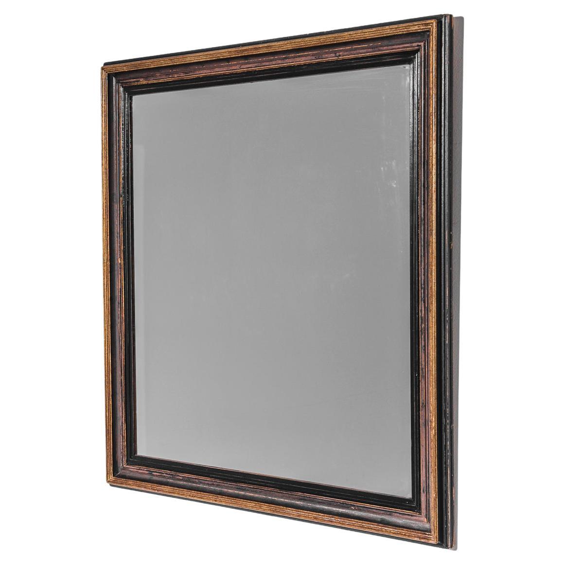 Black and White Op Art Mirror at 1stDibs