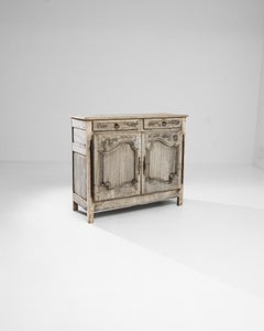 Antique French Bleached Oak Buffet