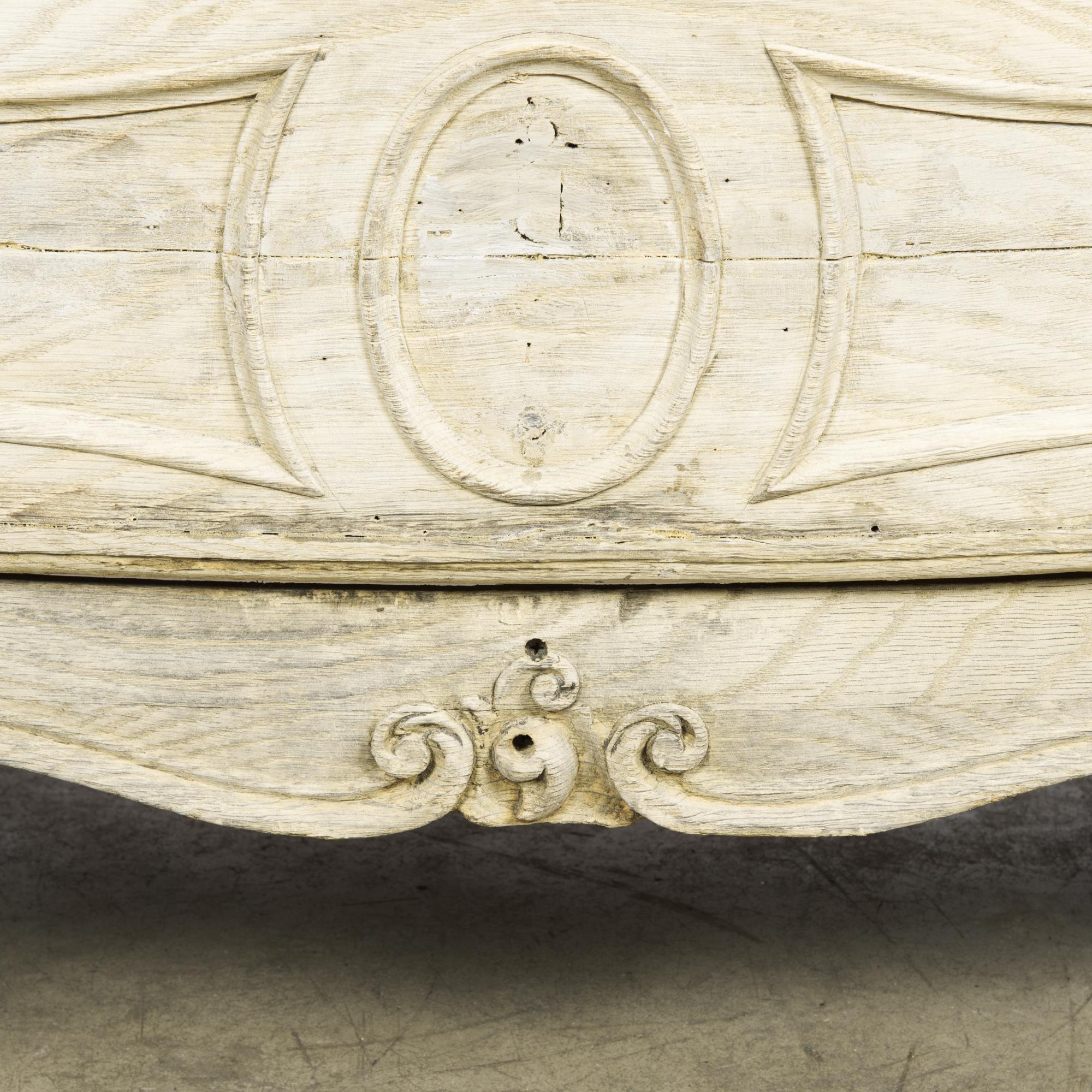 19th Century Antique French Bleached Oak Buffet