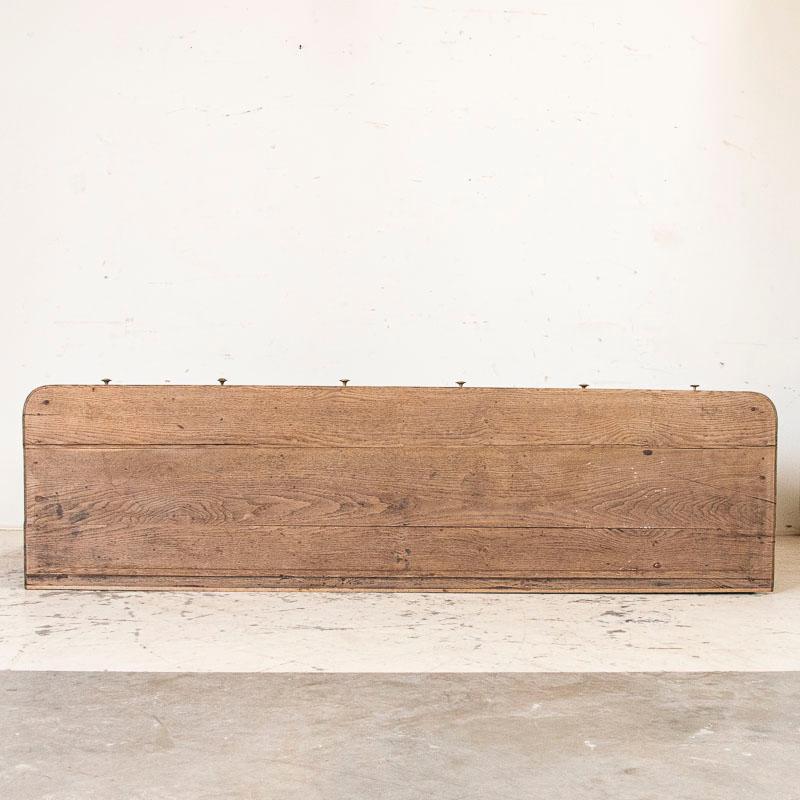 Antique French Bleached Oak Long Sideboard 6