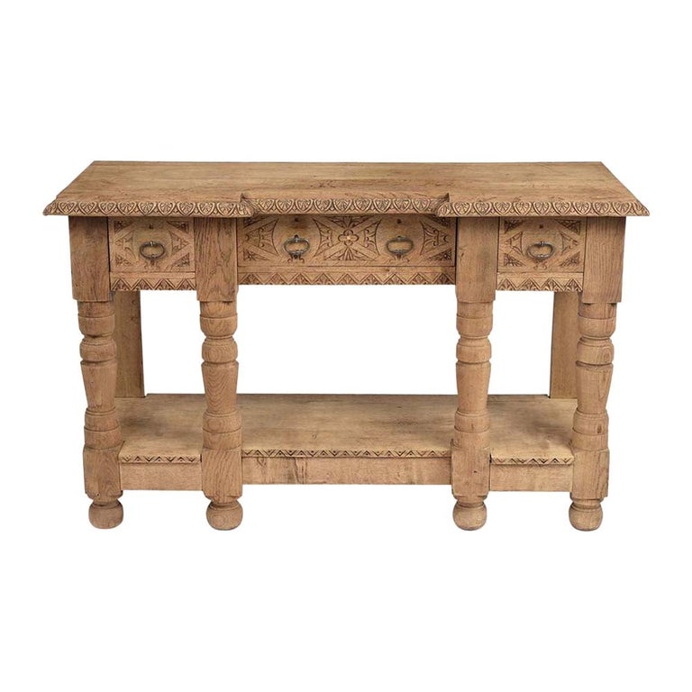 Antique French Bleached Sideboard at 1stDibs