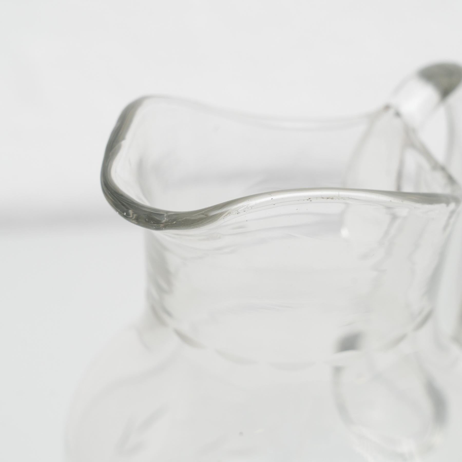 Antique French Blown Glass Water Jar, circa 1950 For Sale 8