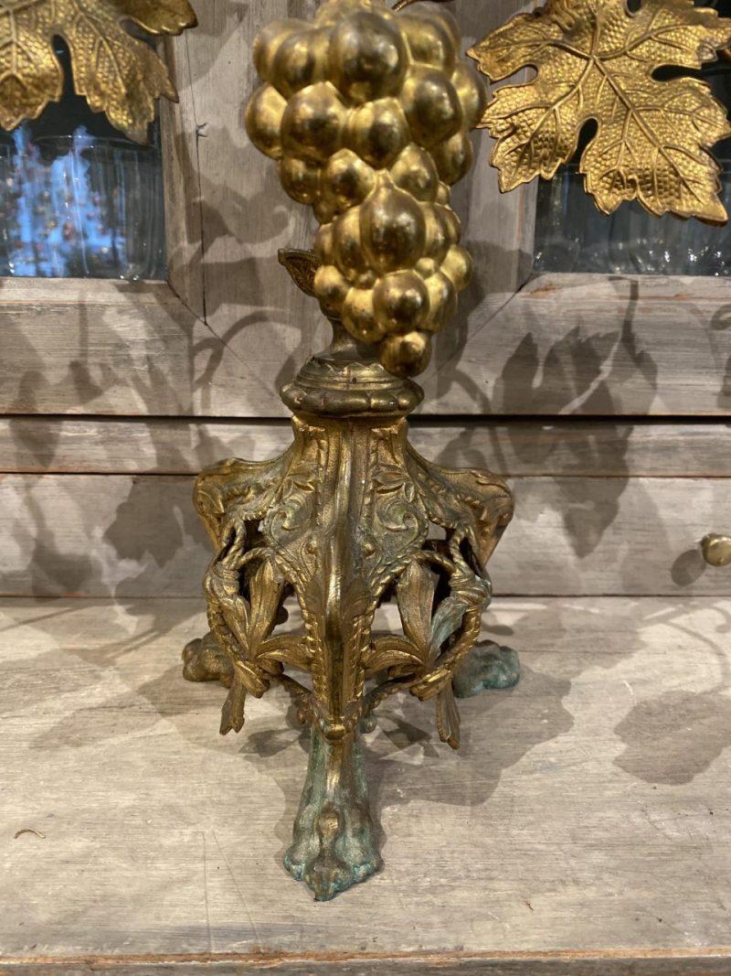 19th Century Antique French Boat Shaped Candelabra or Alter Ornament, circa 1890 
