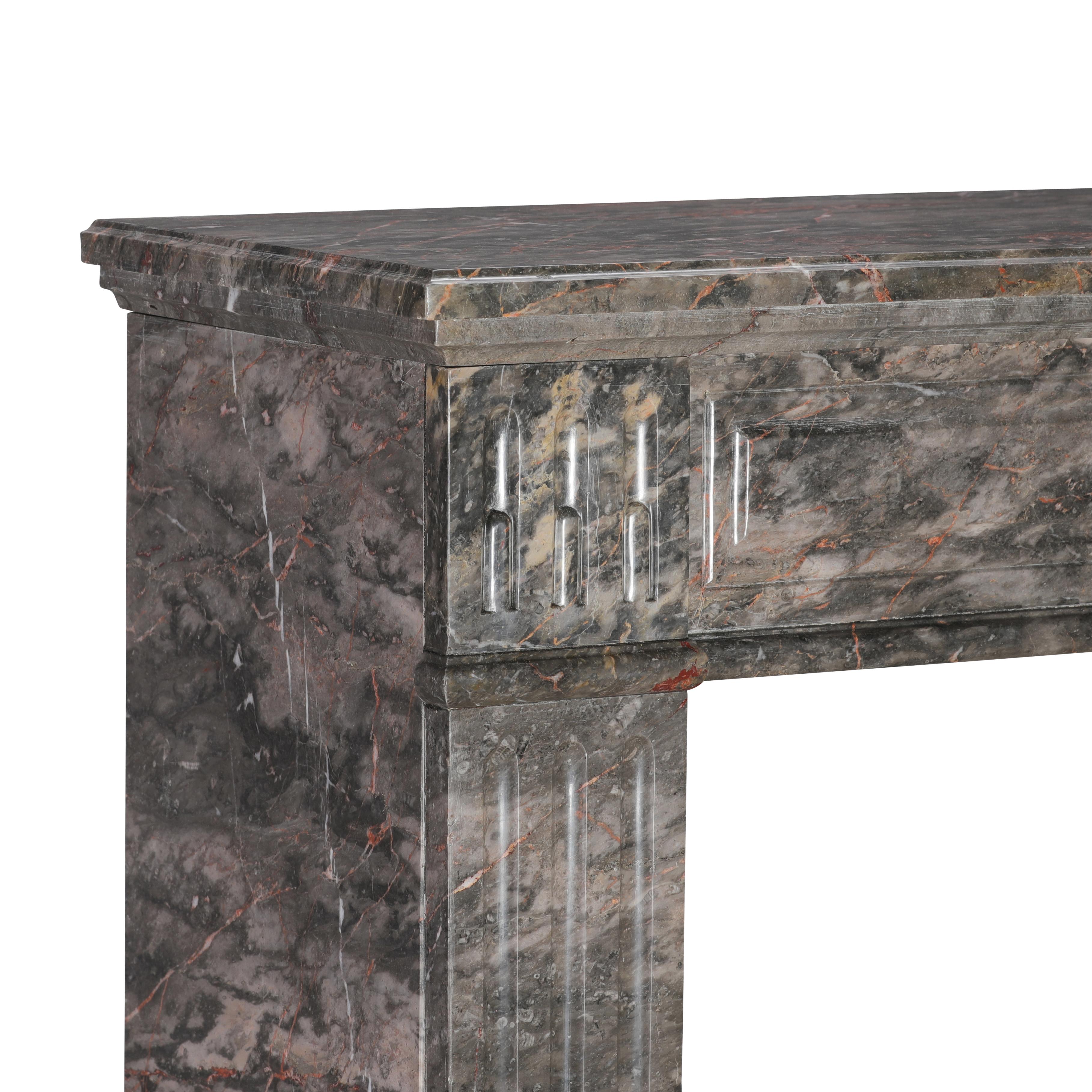 Antique French Chimenea de mármol Bois Jourdan -LXVI - Gare St. Lazare en venta 2