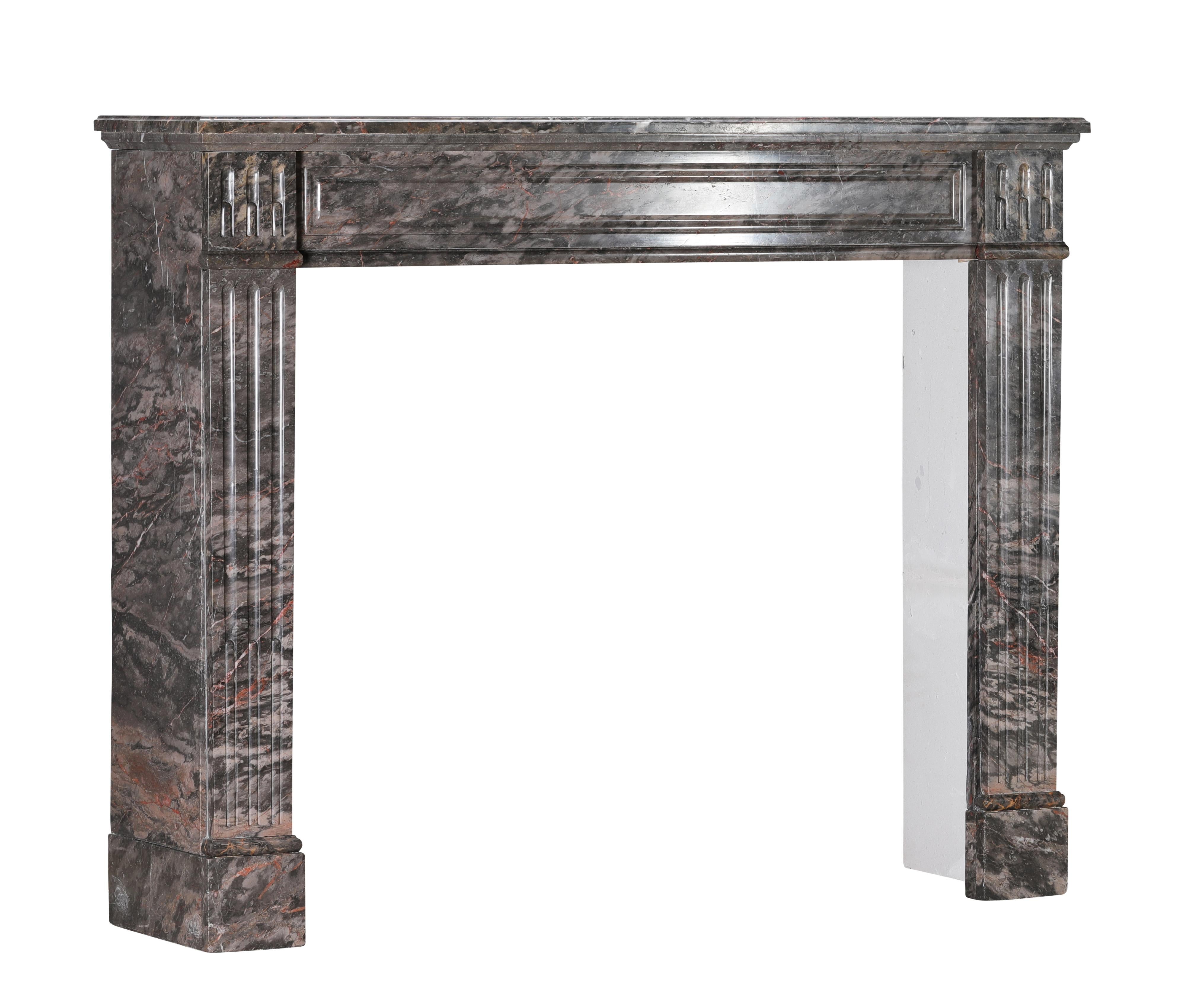 Antique French Chimenea de mármol Bois Jourdan -LXVI - Gare St. Lazare en venta 4