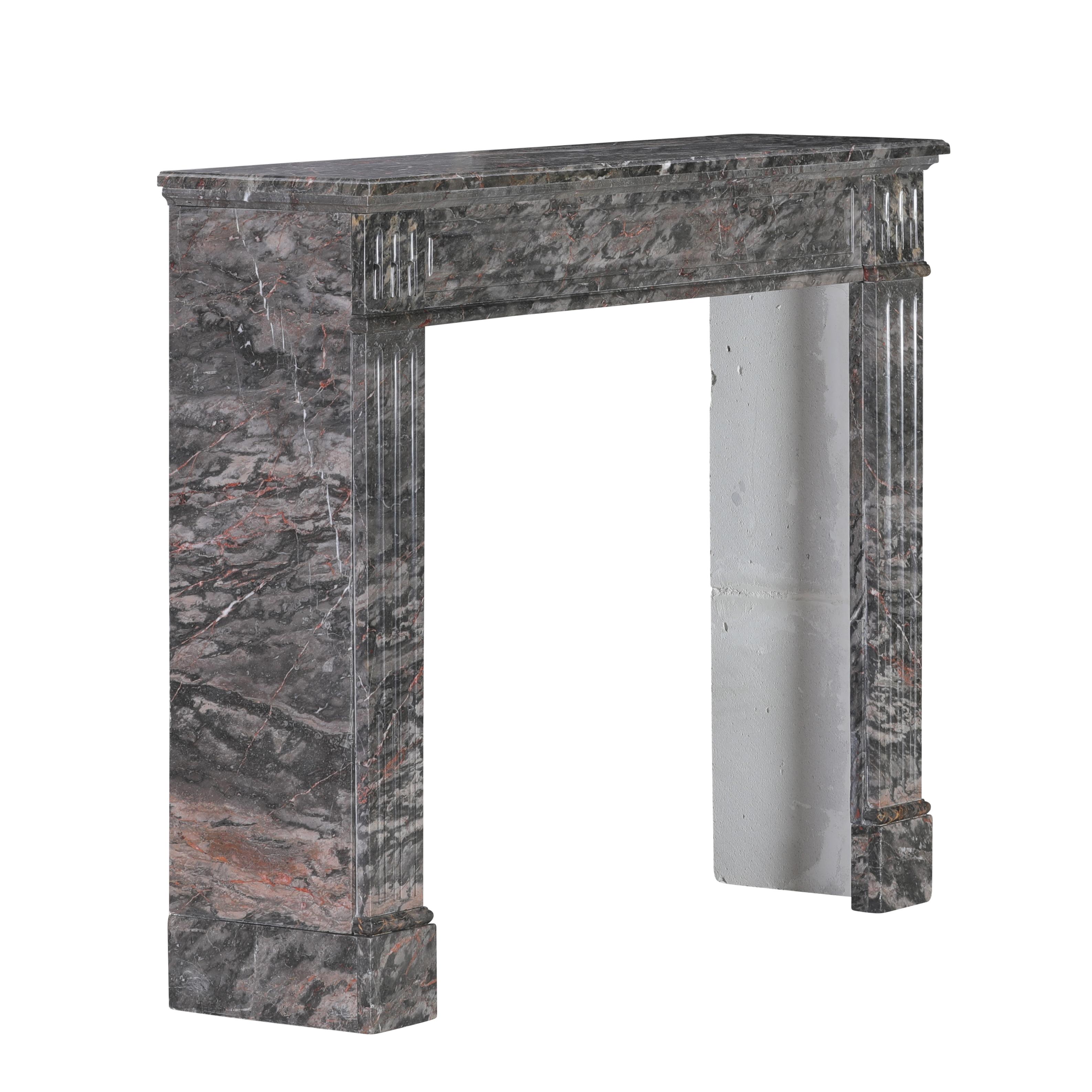 Antique French Chimenea de mármol Bois Jourdan -LXVI - Gare St. Lazare en venta 6