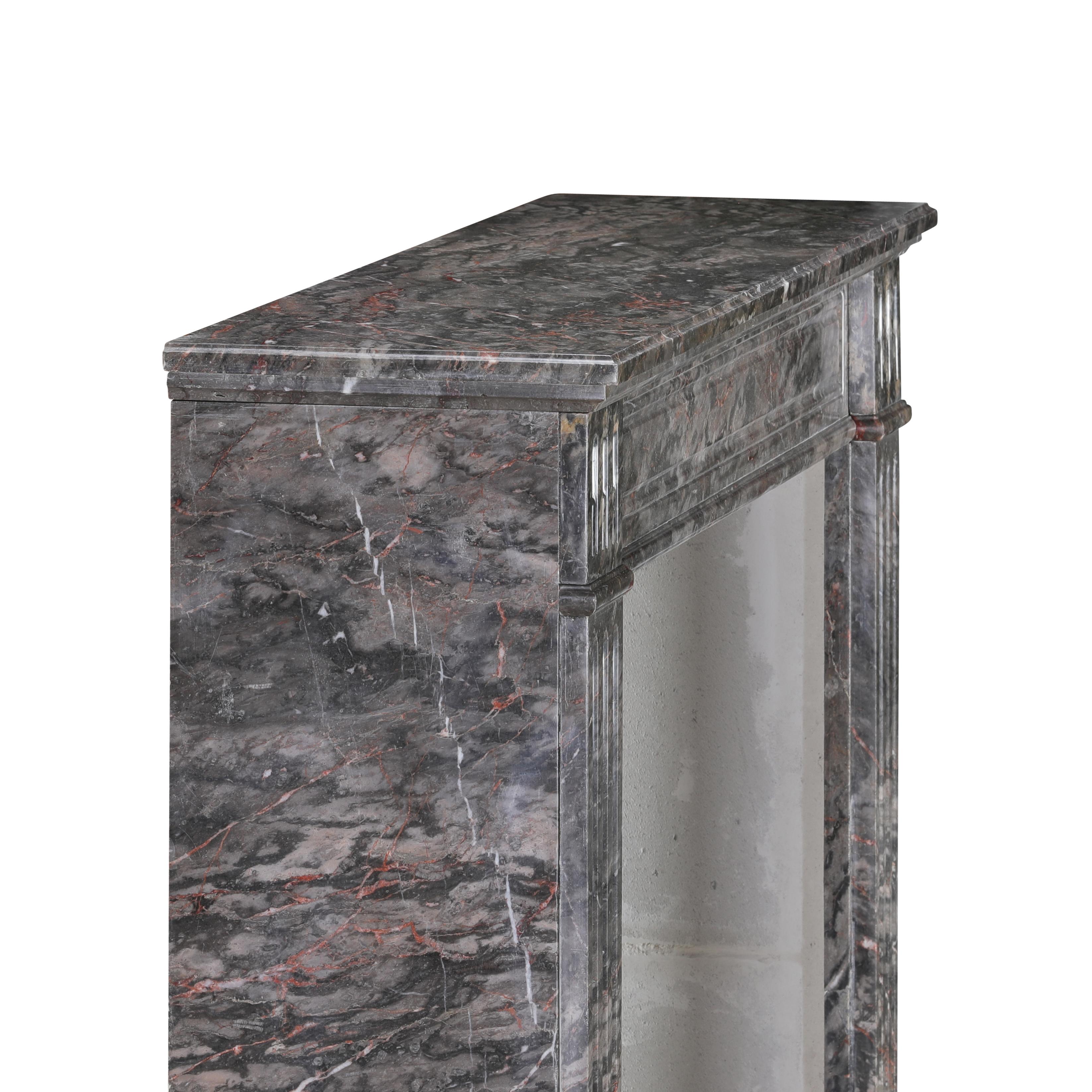 Antique French Chimenea de mármol Bois Jourdan -LXVI - Gare St. Lazare en venta 8