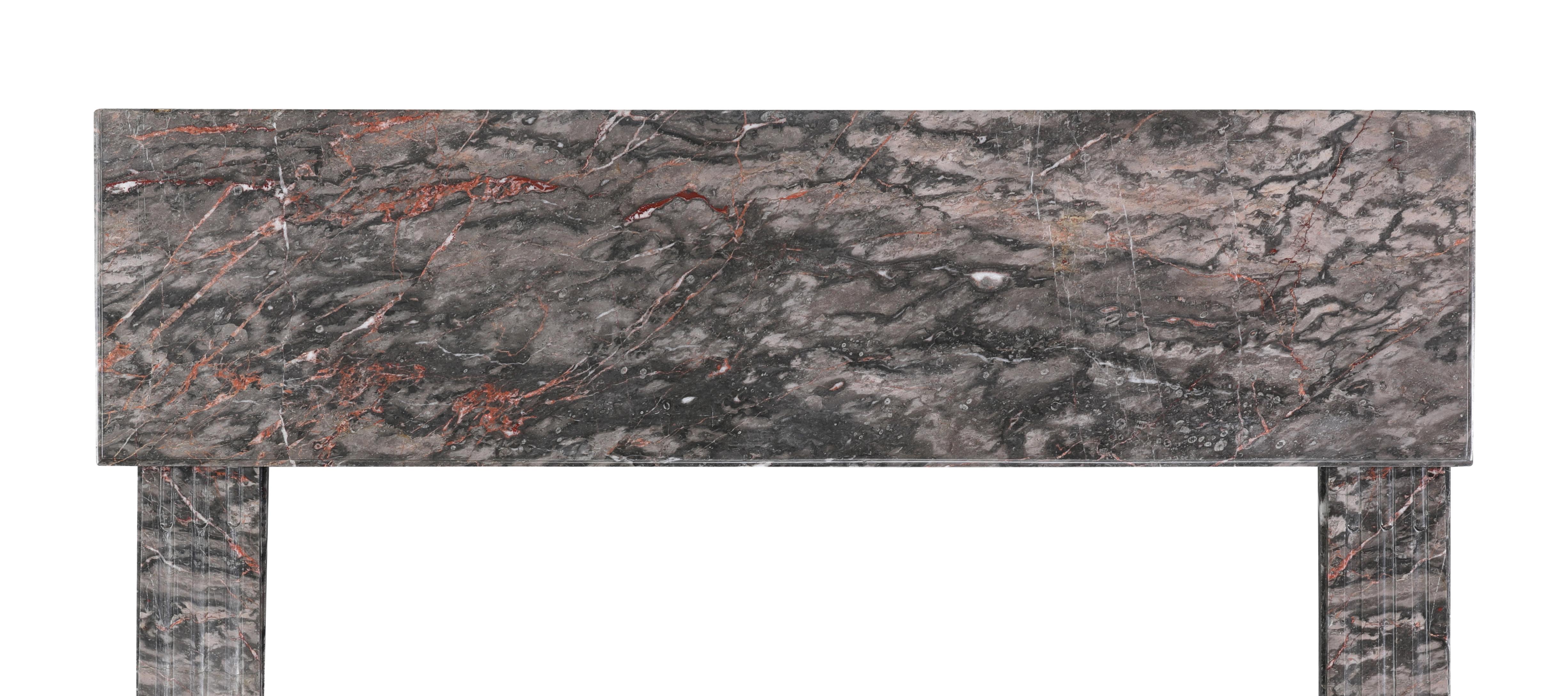 Antique French Chimenea de mármol Bois Jourdan -LXVI - Gare St. Lazare en venta 9