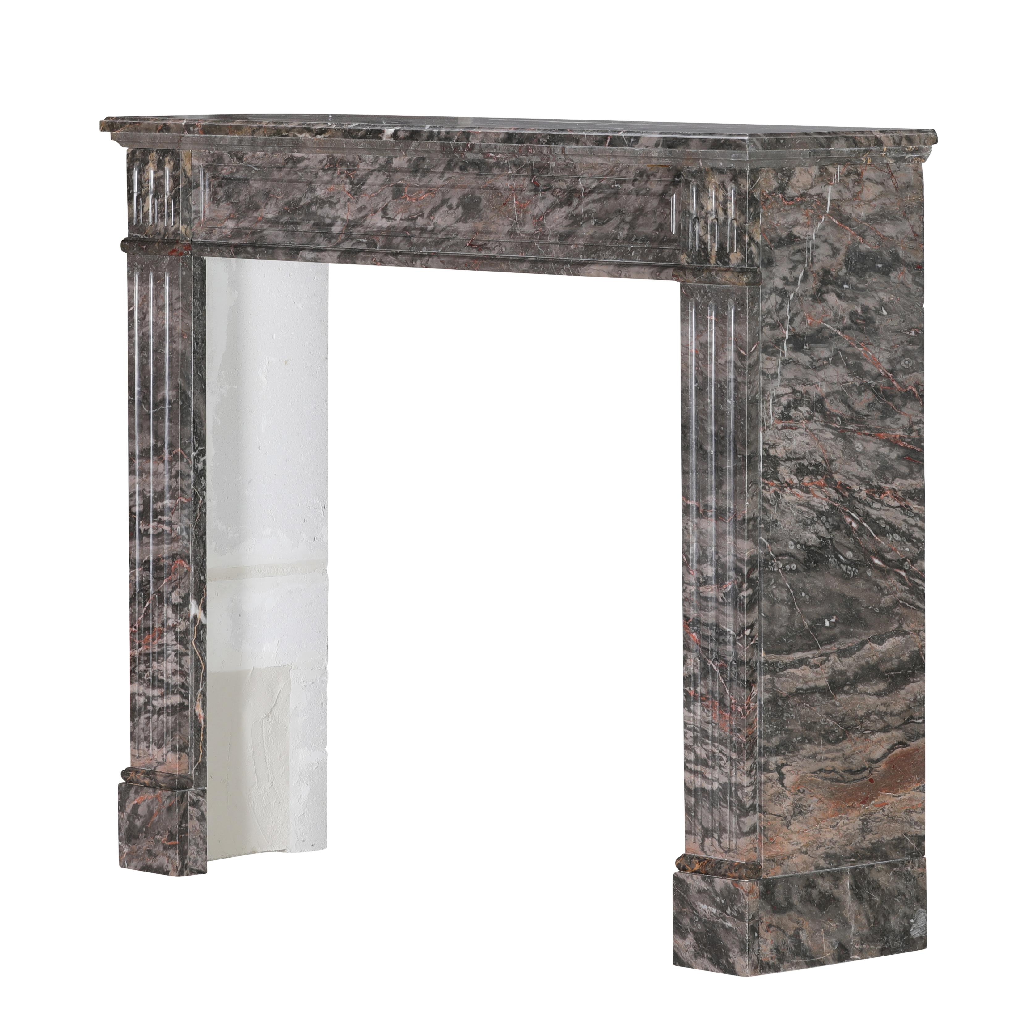 Antique French Chimenea de mármol Bois Jourdan -LXVI - Gare St. Lazare en venta 11