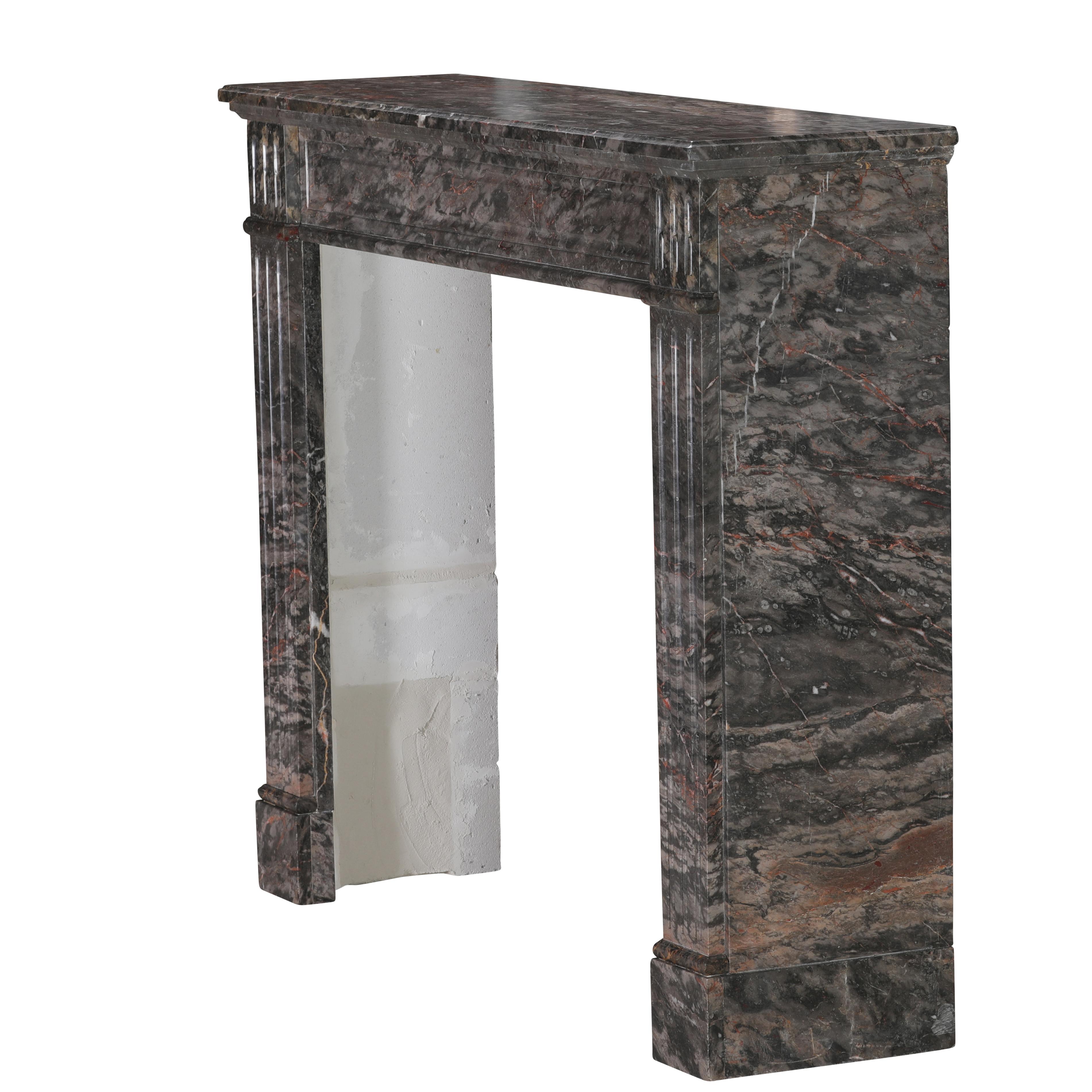 Antique French Chimenea de mármol Bois Jourdan -LXVI - Gare St. Lazare en venta 12