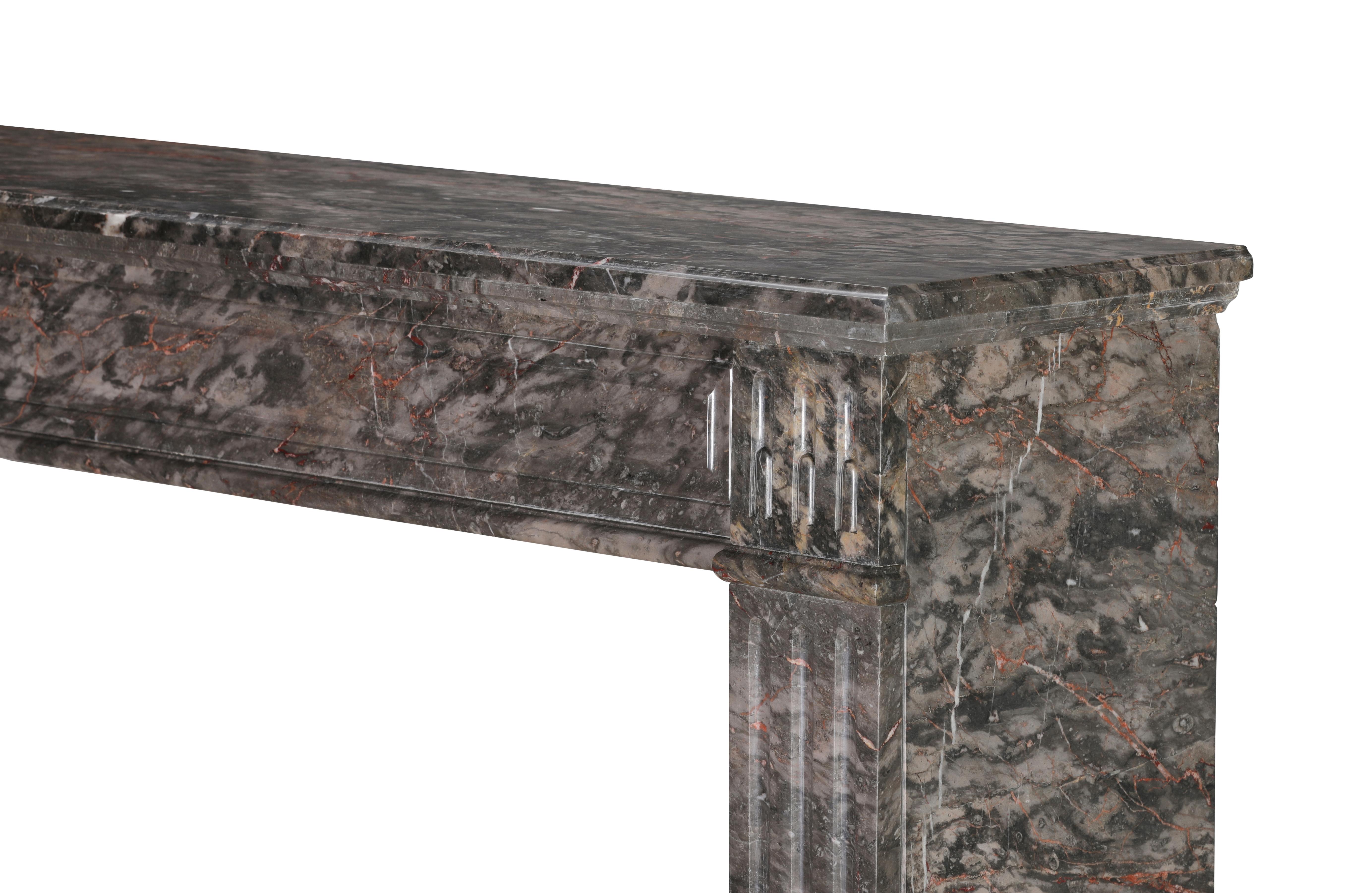 Antique French Chimenea de mármol Bois Jourdan -LXVI - Gare St. Lazare Mármol en venta