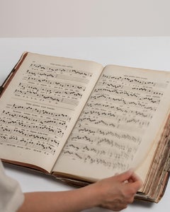 Antique French Book in Warm Brown Wood, Early 20th Century Design