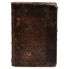 Antique French Book in Warm Brown Wood, Early 20th Century Design