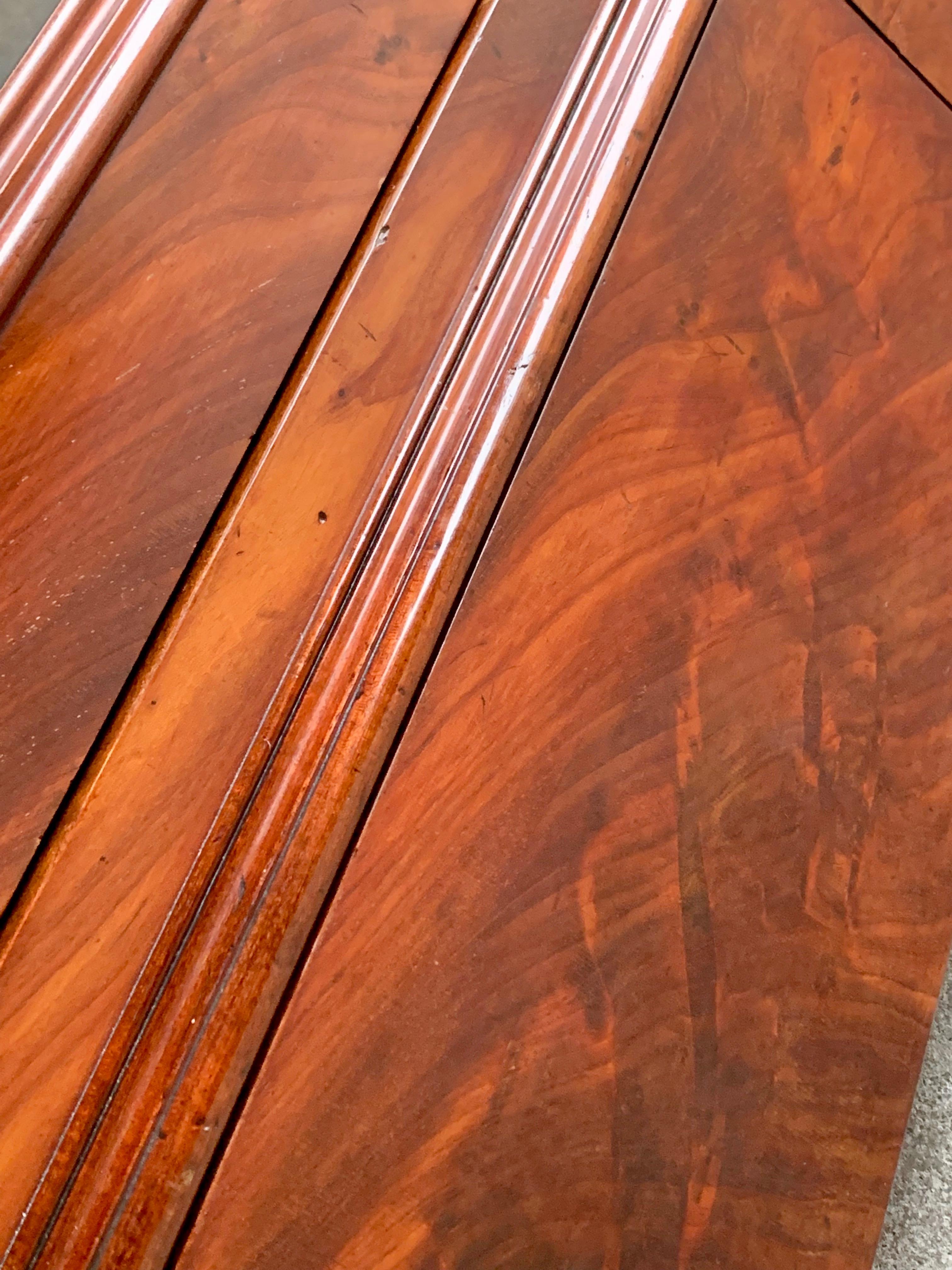 mahogany glass cabinet