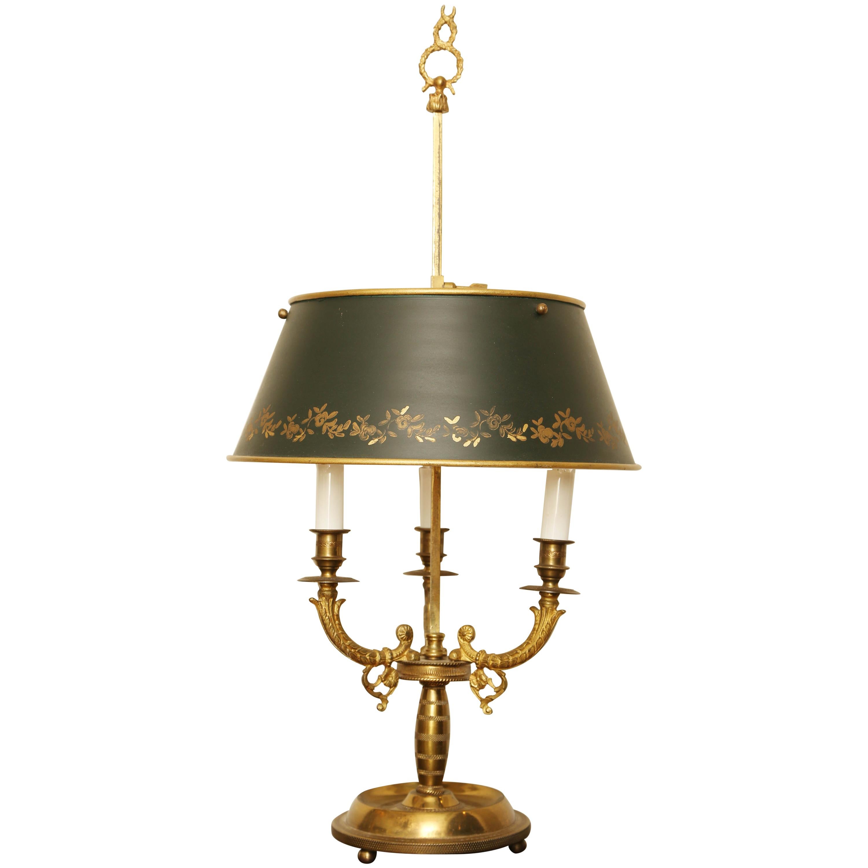 Antique French Bouillotte Lamp