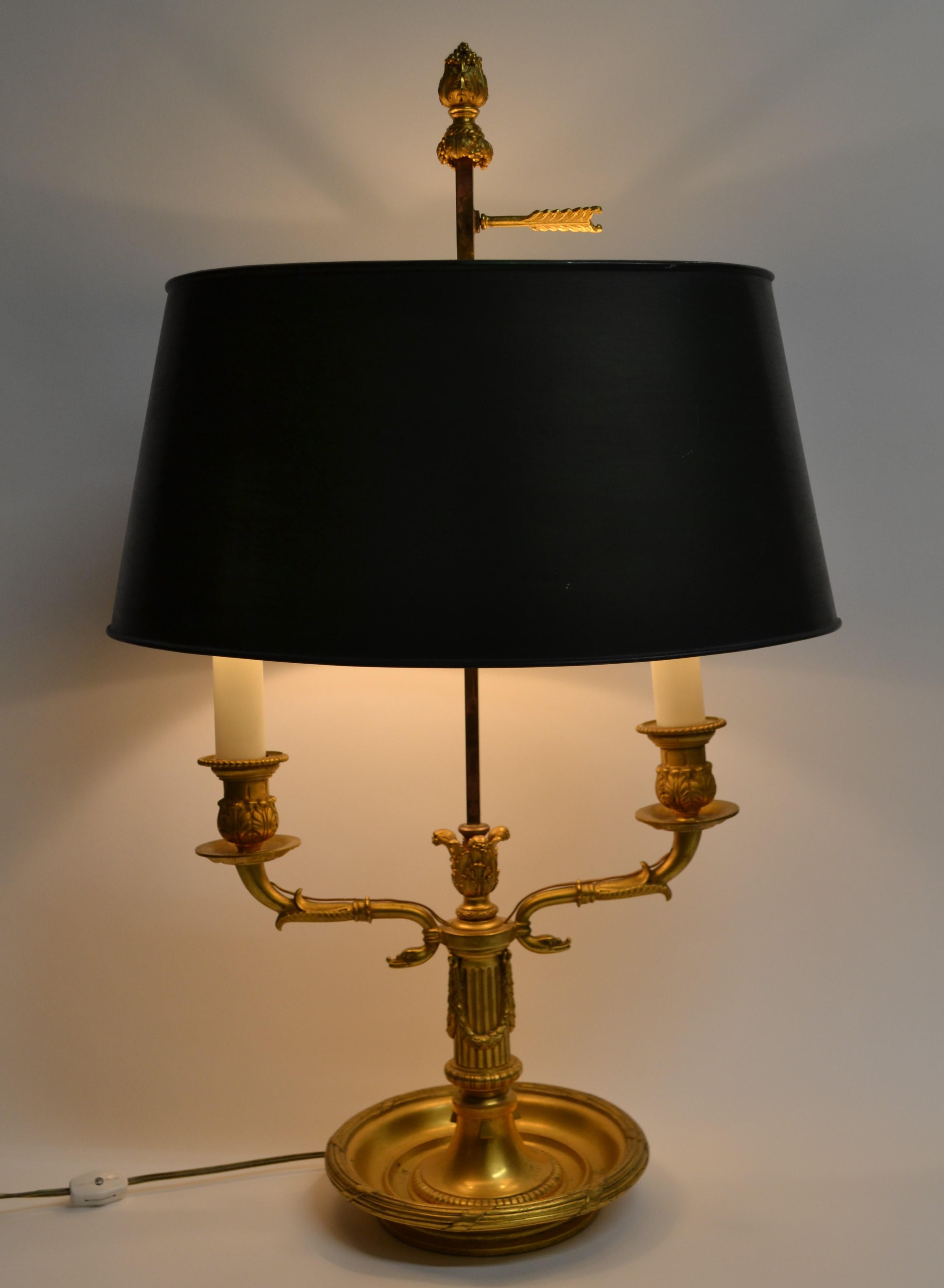 antique bouillotte lamp