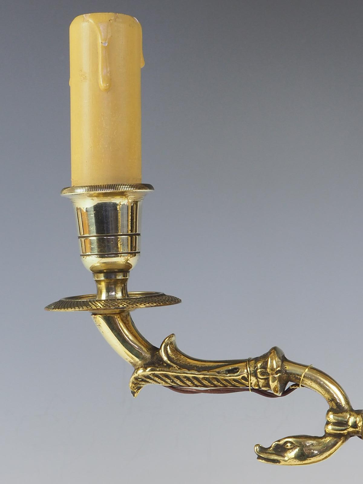 Antike französische Bouillotte-Tischlampe im Angebot 10