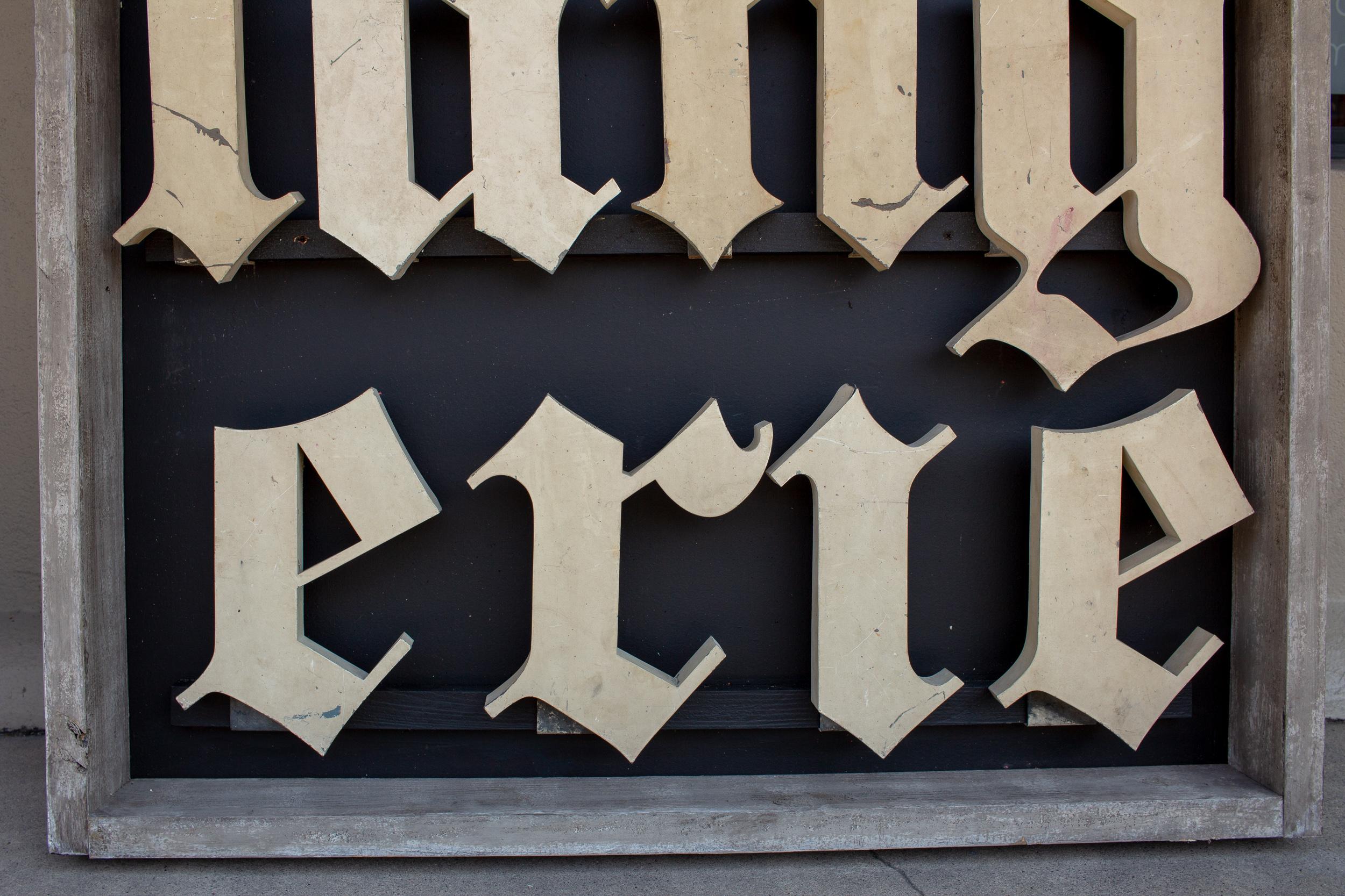 boulangerie sign