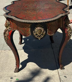 Antique French Boulle Centre Table Bureau Plat C.1860